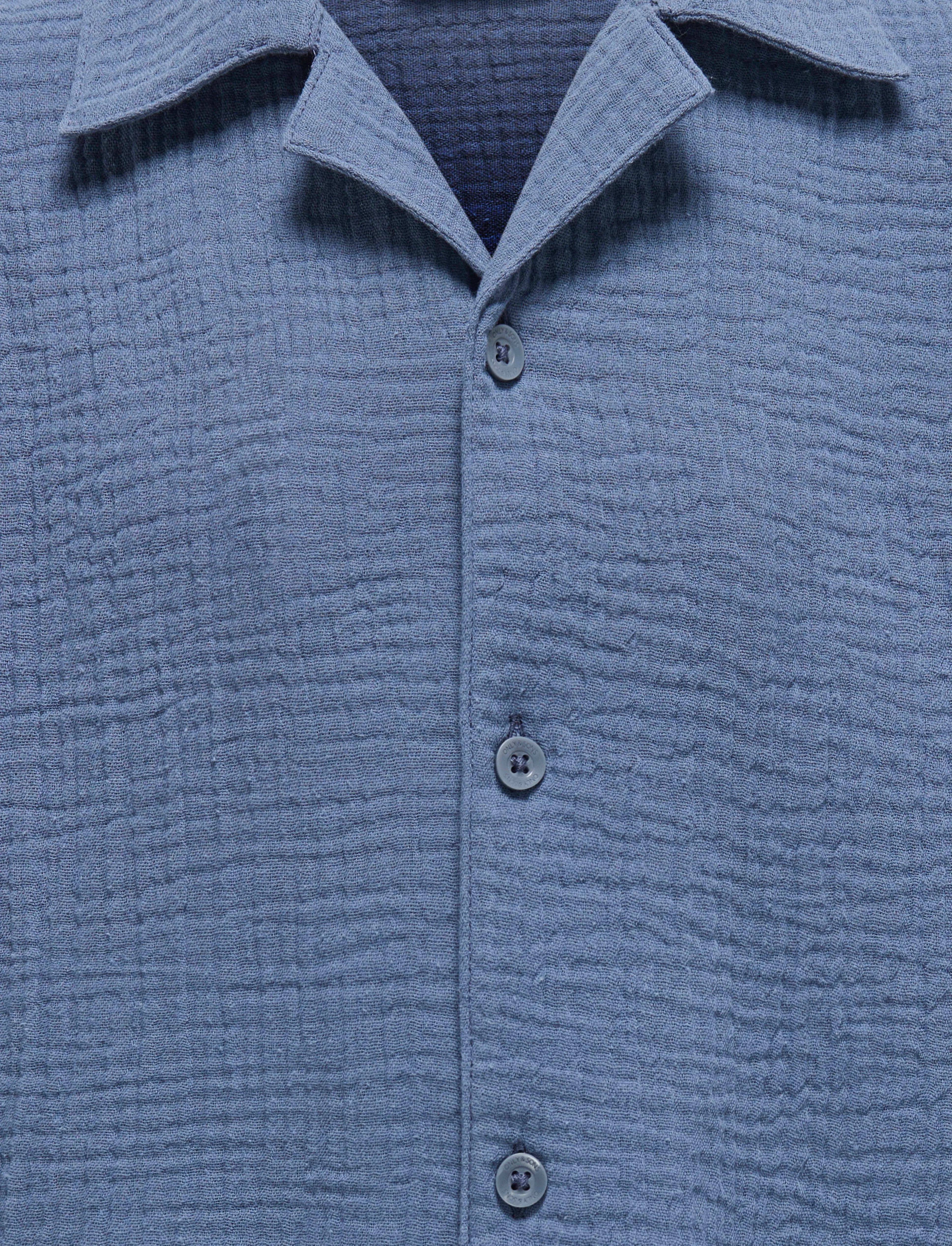 ONLY & SONS - OSJKYLE 0158 SS SHIRT WVN - short-sleeved shirts - vintage indigo - 4