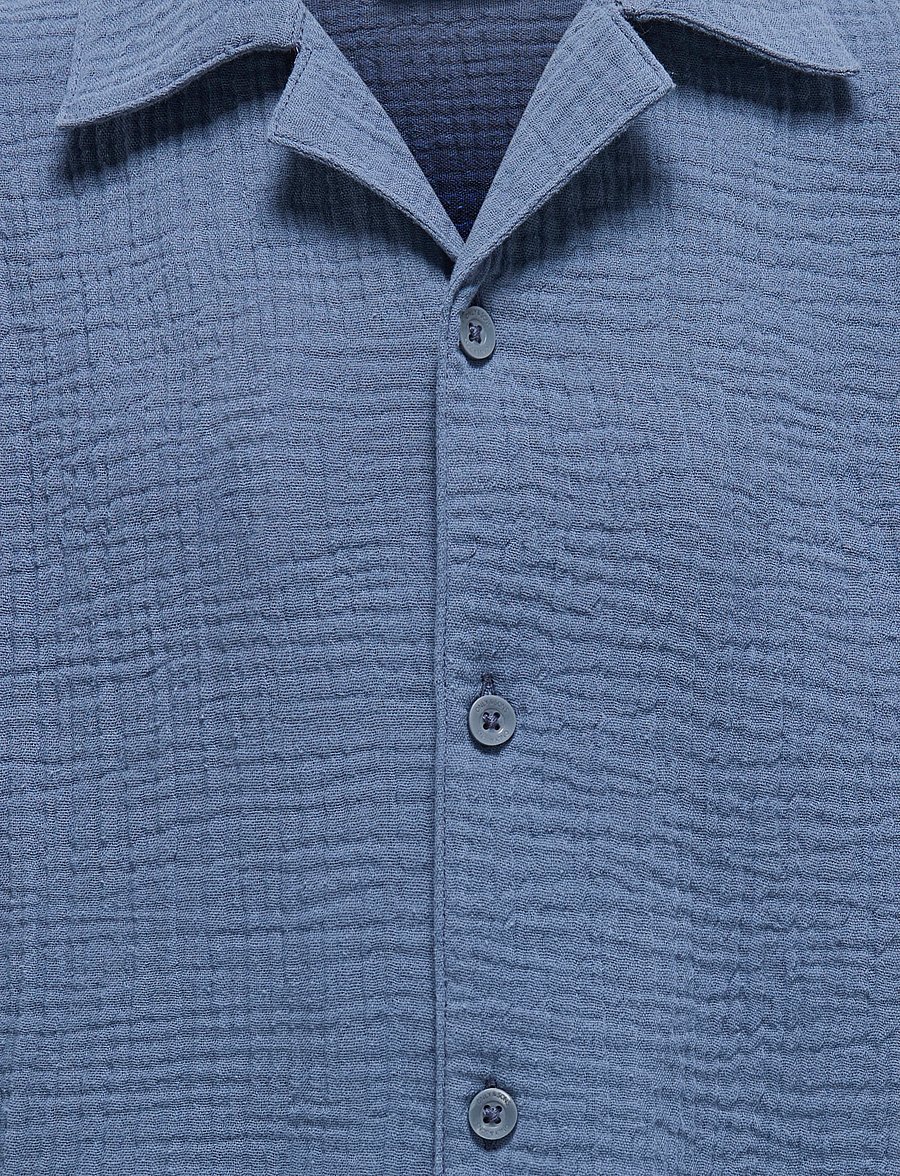 ONLY & SONS - OSJKYLE 0158 SS SHIRT WVN - kurzärmlige hemden - vintage indigo - 4