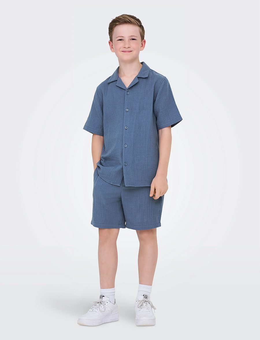 ONLY & SONS - OSJKYLE 0158 SS SHIRT WVN - kurzärmlige hemden - vintage indigo - 5
