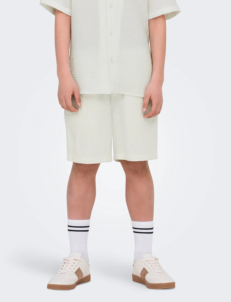 ONLY & SONS - OSJTEL-PAS 0158 SHORTS WVN - rennot shortsit - egret - 0