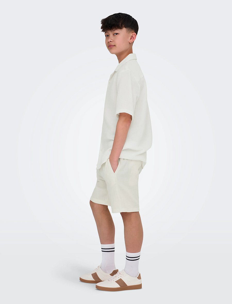 ONLY & SONS - OSJTEL-PAS 0158 SHORTS WVN - rennot shortsit - egret - 3