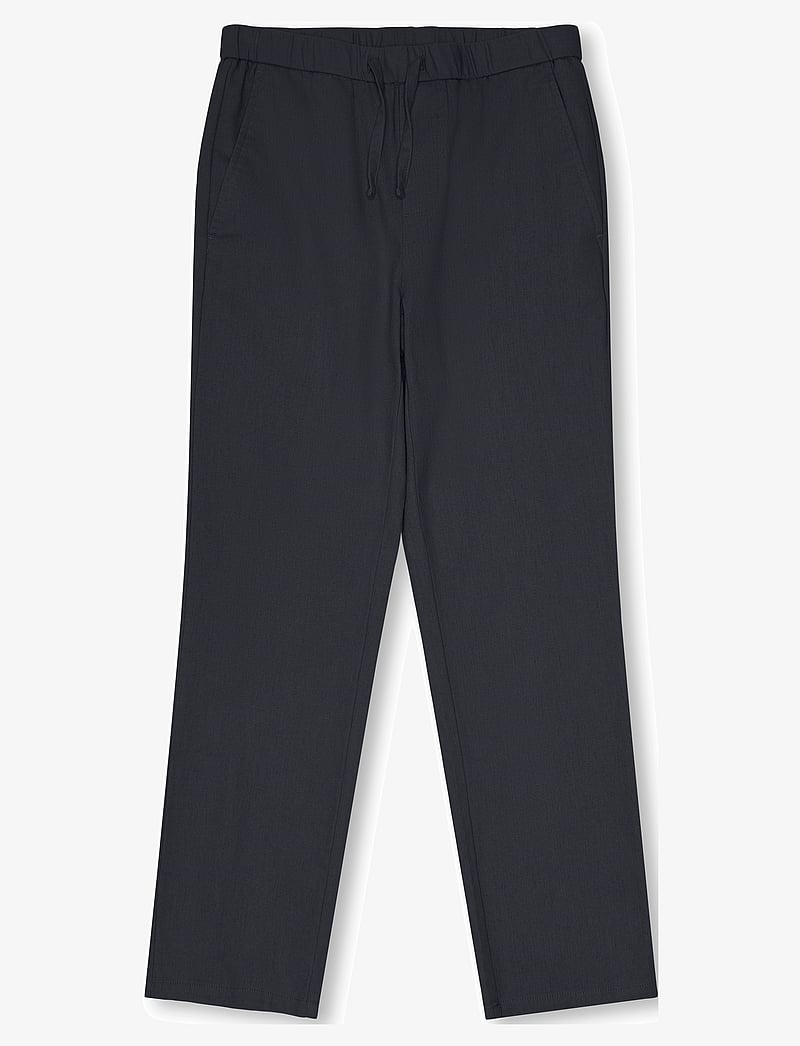 ONLY & SONS - OSJLINUS 0007 COT LIN PNT NOOS - trousers - dark navy - 0