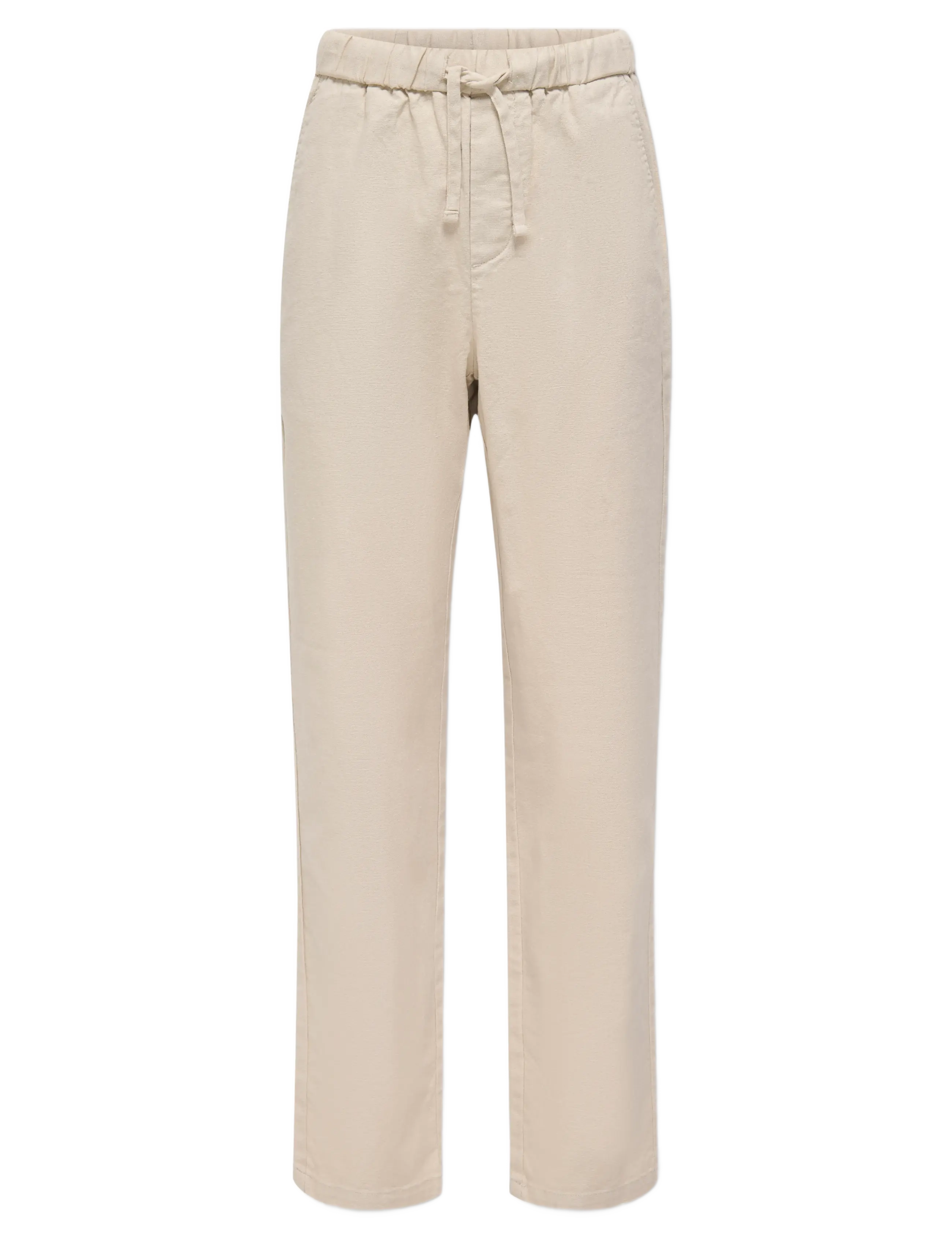 ONLY & SONS Osjlinus 0007 Cot Lin Pnt Noos, 140, Beige, Underdele > Bukser, Børn