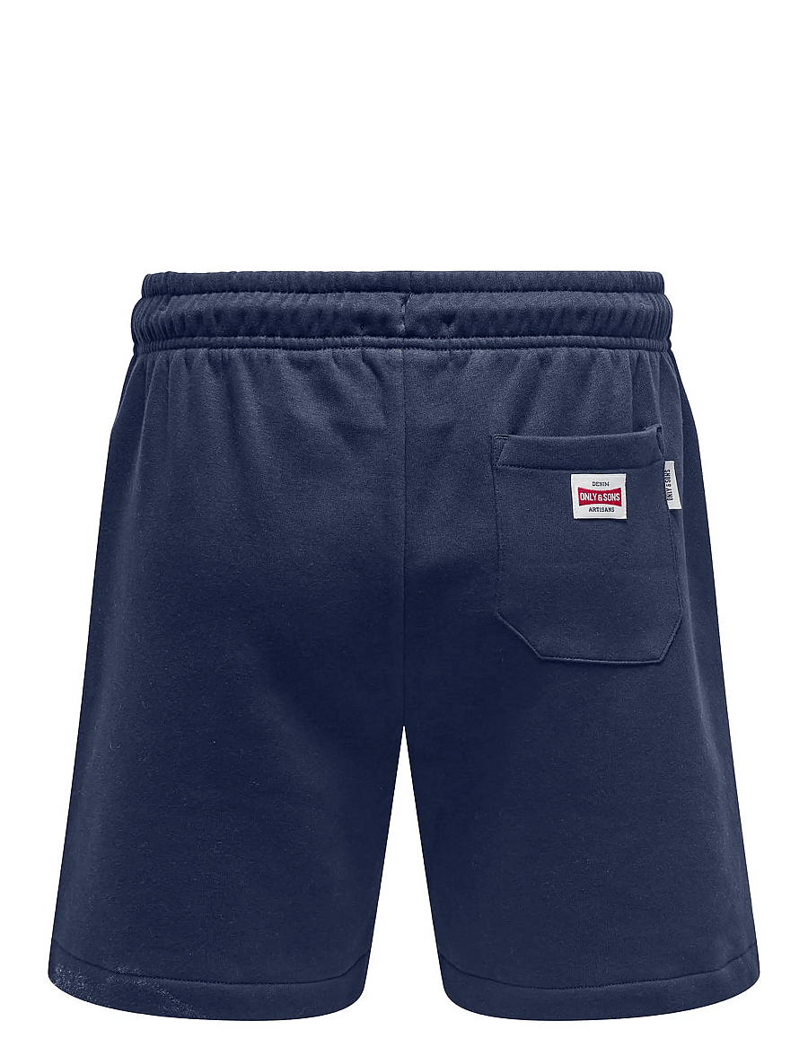 ONLY & SONS - ONSDAWSON REG SWEAT SHORTS VD - sweatshorts - naval academy - 1