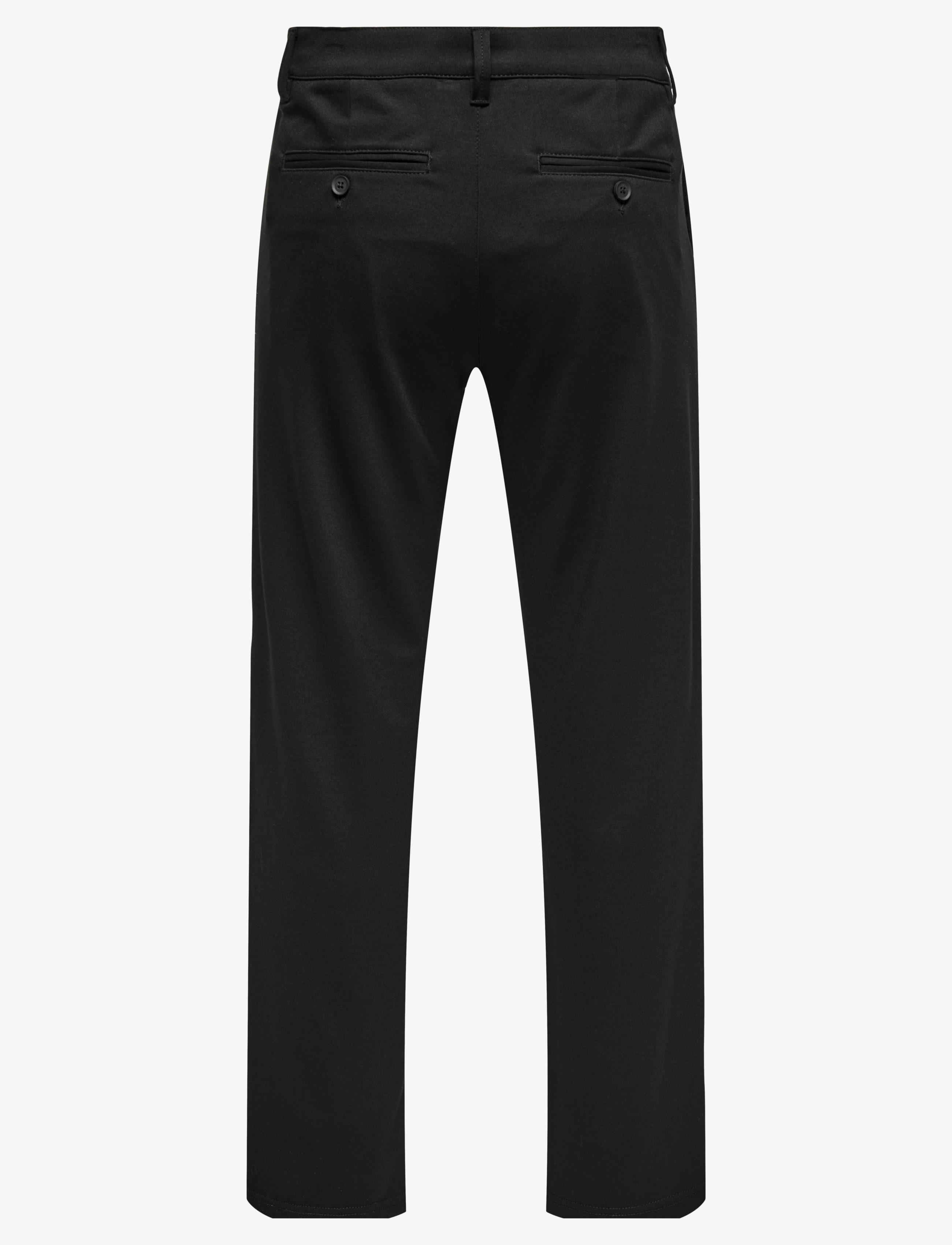 ONLY & SONS - ONSMARK REGULAR 0209 PANT NOOS - laveste priser - black - 2