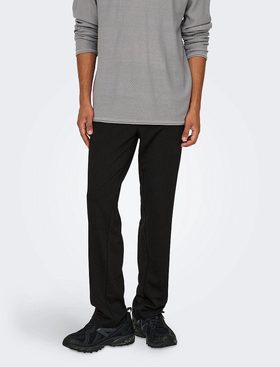 ONLY & SONS - ONSMARK REGULAR 0209 PANT NOOS - chinos - black - 0