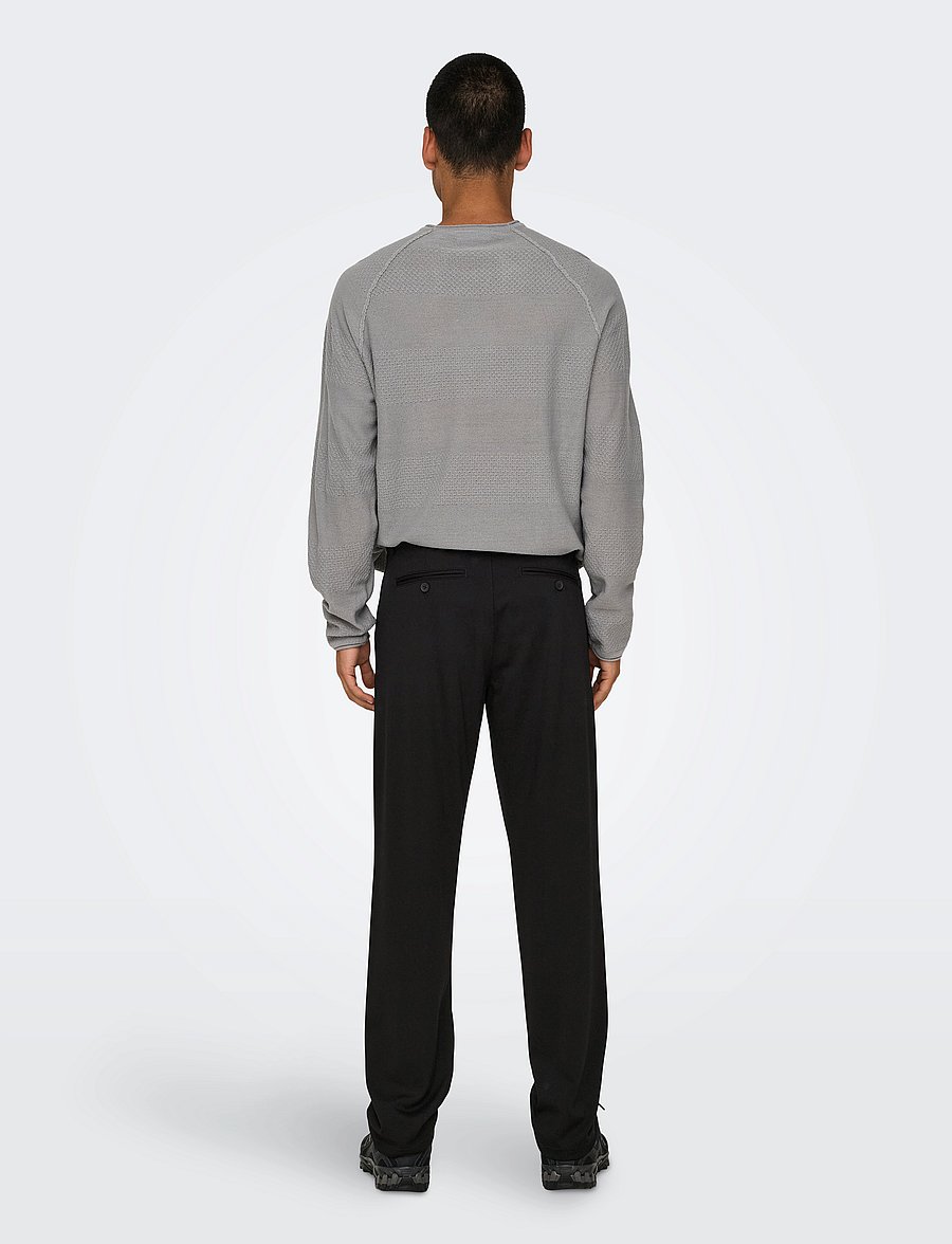 ONLY & SONS - ONSMARK REGULAR 0209 PANT NOOS - chino püksid - black - 3