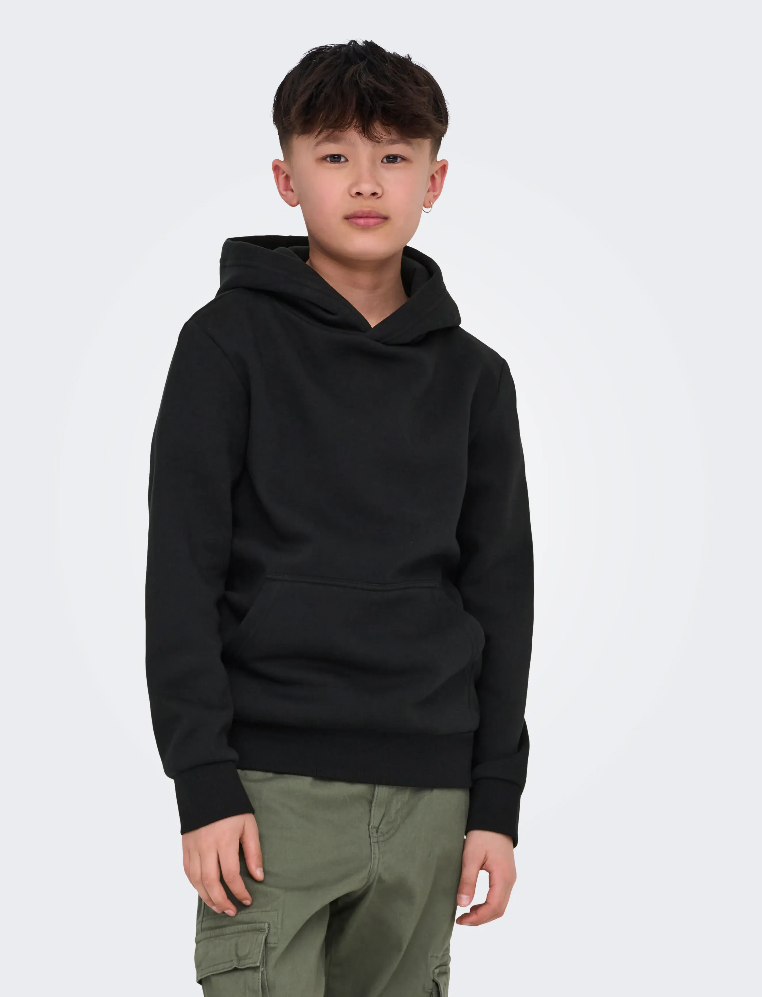 ONLY & SONS Osjceres Hoodie Swt Noos, Børn, Hættetrøje, Sort, Str: 122-128