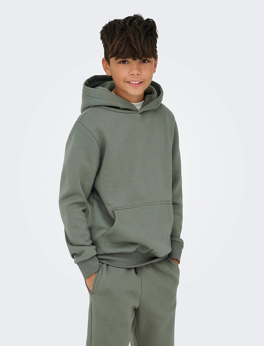 ONLY & SONS - OSJCERES HOODIE SWT NOOS - kapuutsiga dressipluusid - castor gray - 0
