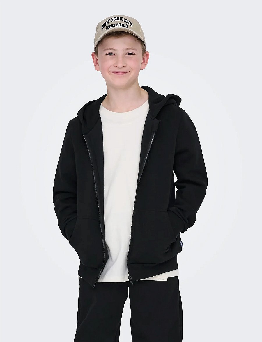 ONLY & SONS - OSJCERES ZIP THR. HOODIE SWT NOOS - pulls à capuche - black - 0