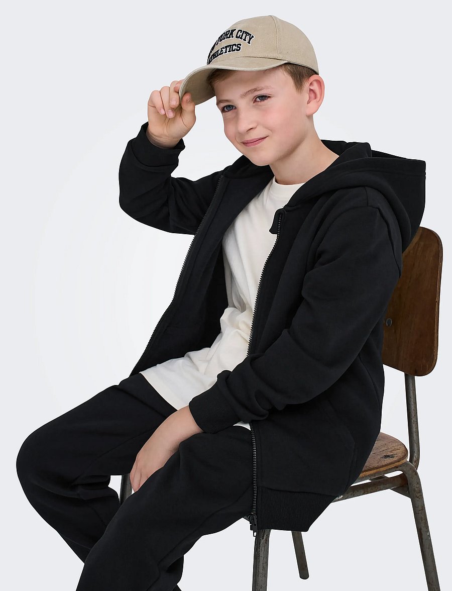 ONLY & SONS - OSJCERES ZIP THR. HOODIE SWT NOOS - pulls à capuche - black - 4