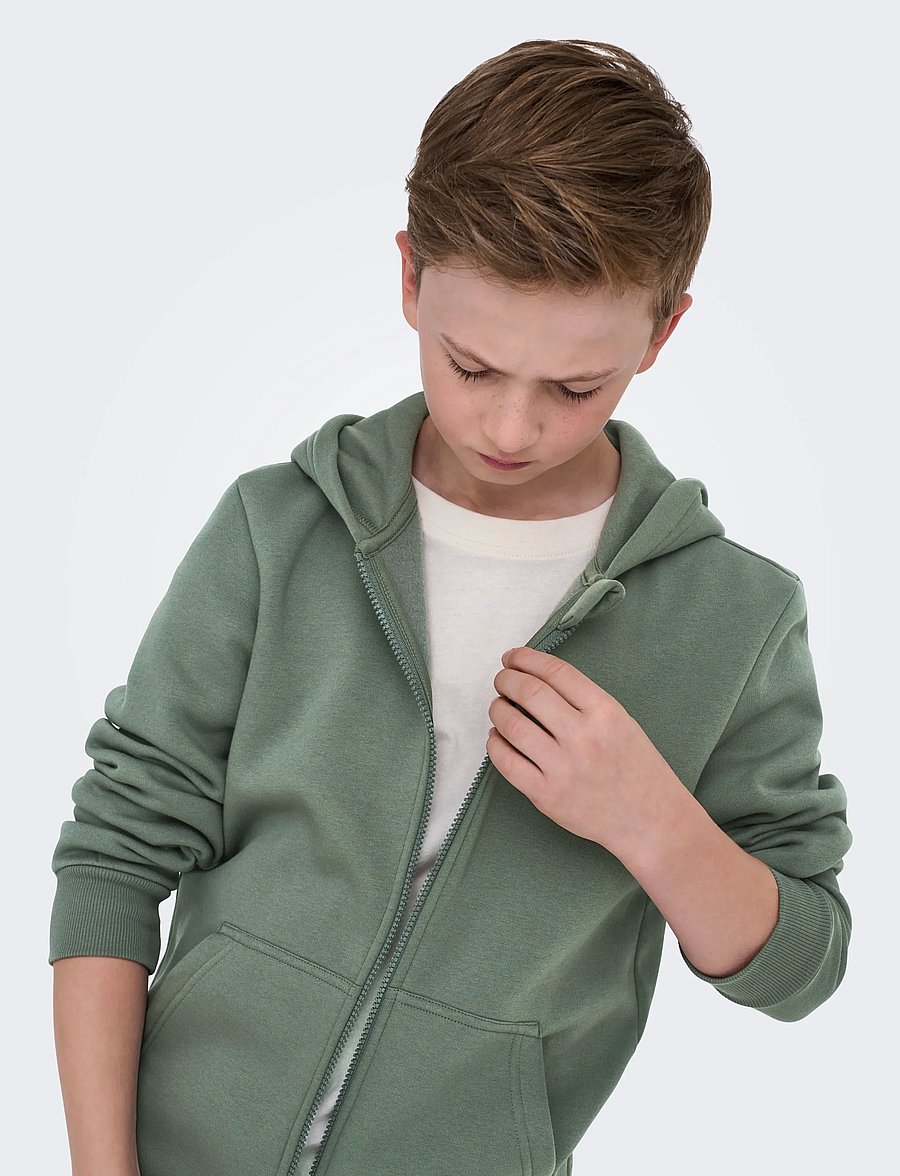 ONLY & SONS - OSJCERES ZIP THR. HOODIE SWT NOOS - kapuzenpullover - castor gray - 4