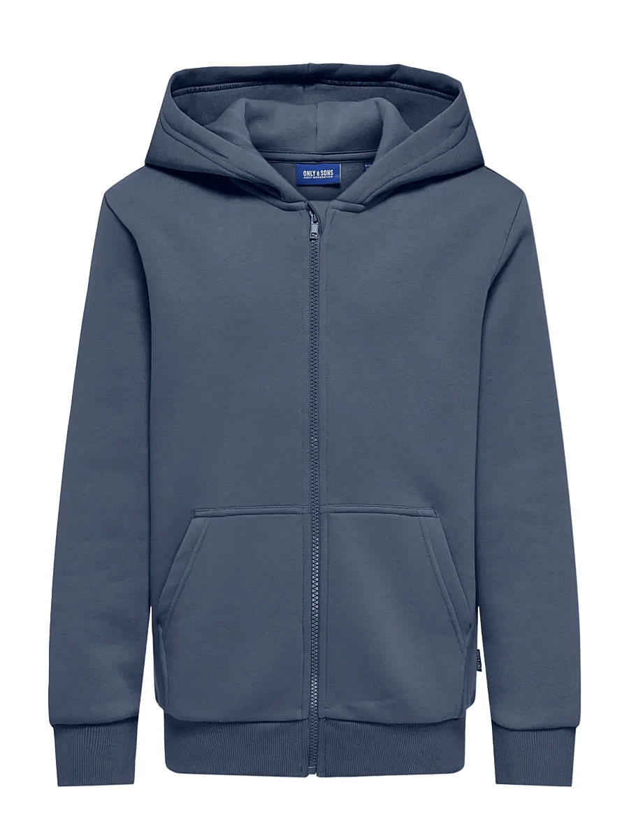 ONLY & SONS - OSJCERES ZIP THR. HOODIE SWT NOOS - kapuzenpullover - vintage indigo - 0