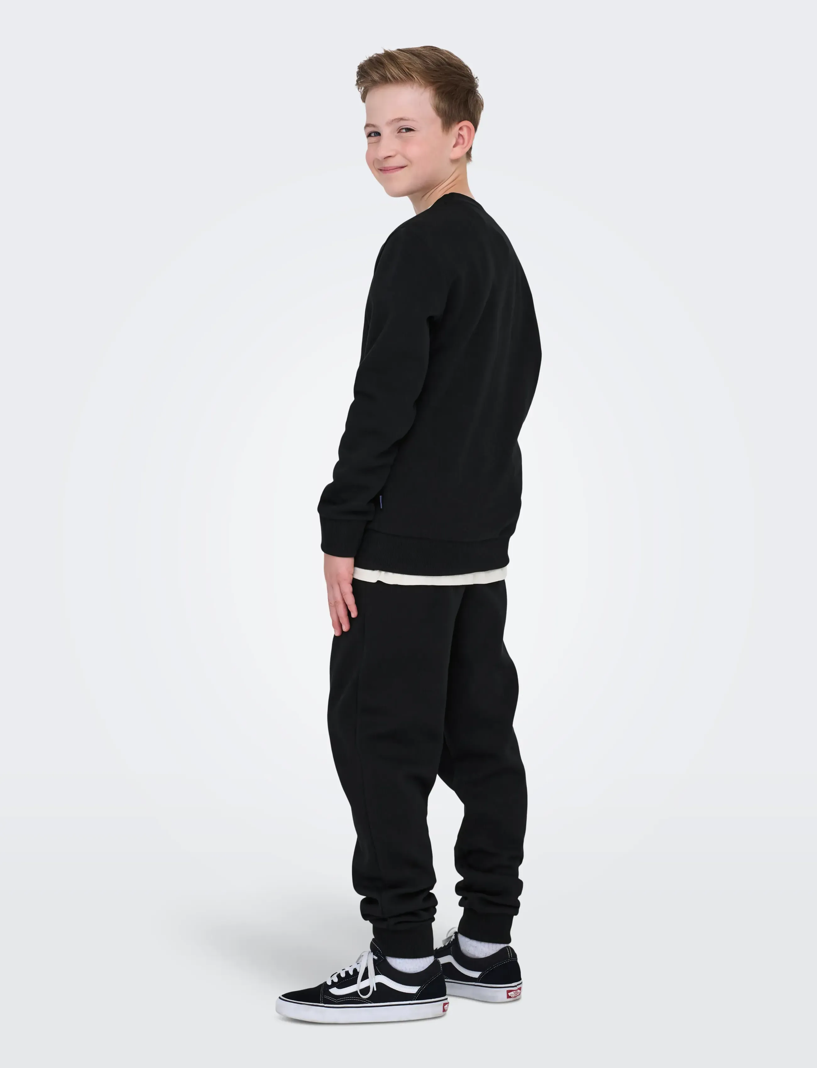 ONLY & SONS - OSJCERES CREW NECK SWT NOOS - collegepaidat - black - 3