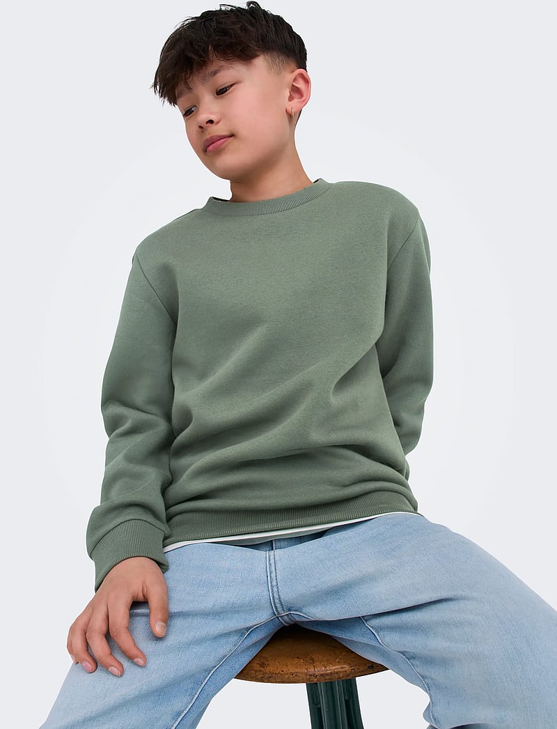 ONLY & SONS - OSJCERES CREW NECK SWT NOOS - sweatshirts - castor gray - 4