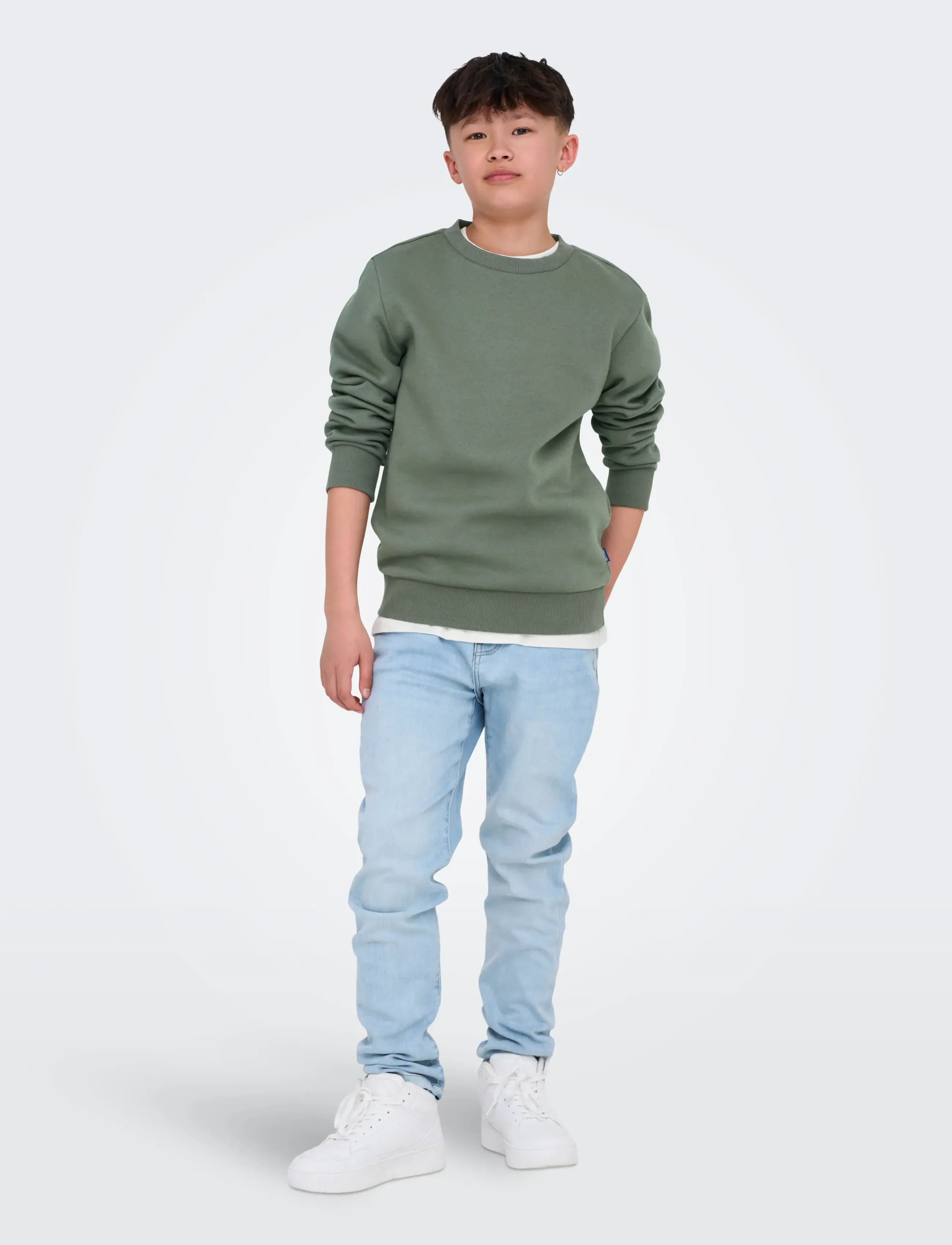 ONLY & SONS - OSJCERES CREW NECK SWT NOOS - collegepaidat - castor gray - 5