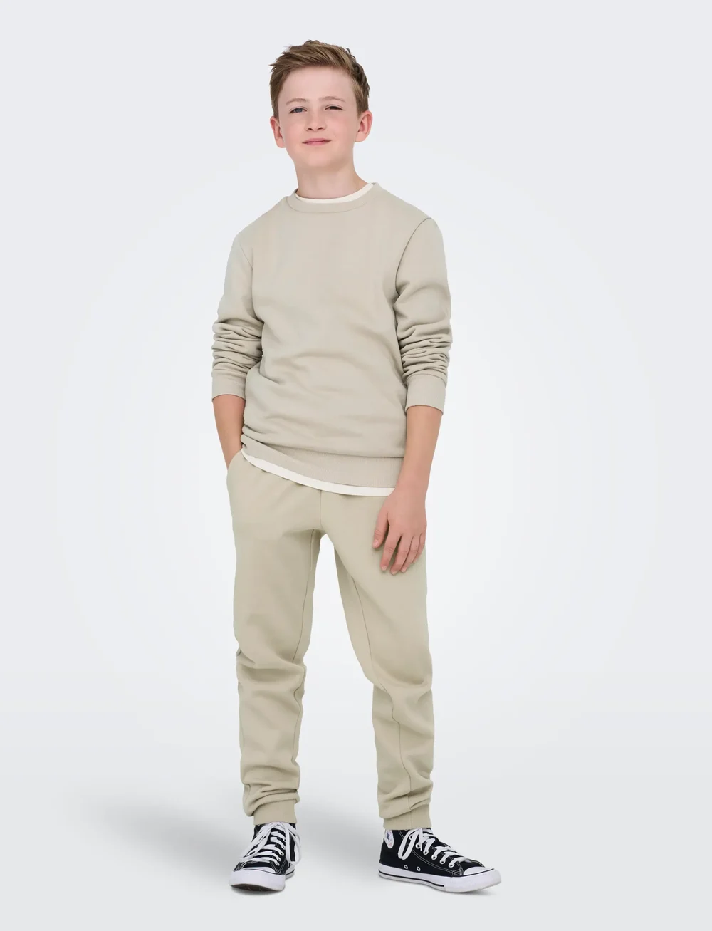 ONLY & SONS - OSJCERES CREW NECK SWT NOOS - dressipluusid - silver lining - 5