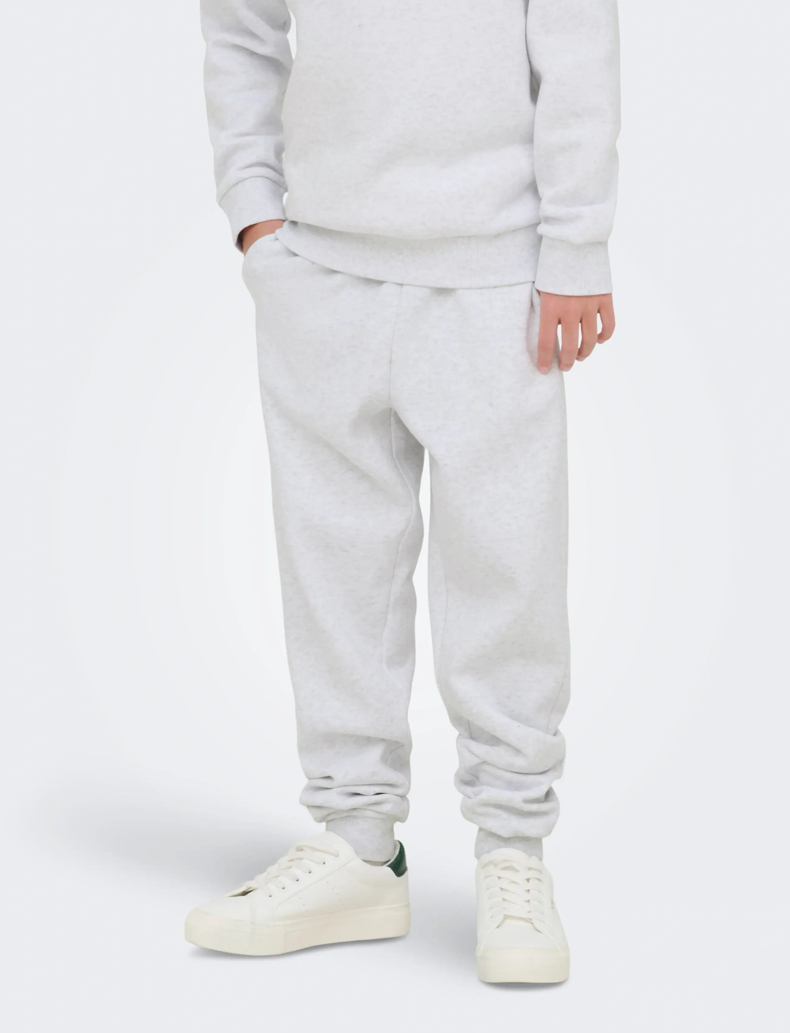 ONLY & SONS - OSJCERES SWEAT PANTS SWT NOOS - dressipüksid - super light grey melange - 0
