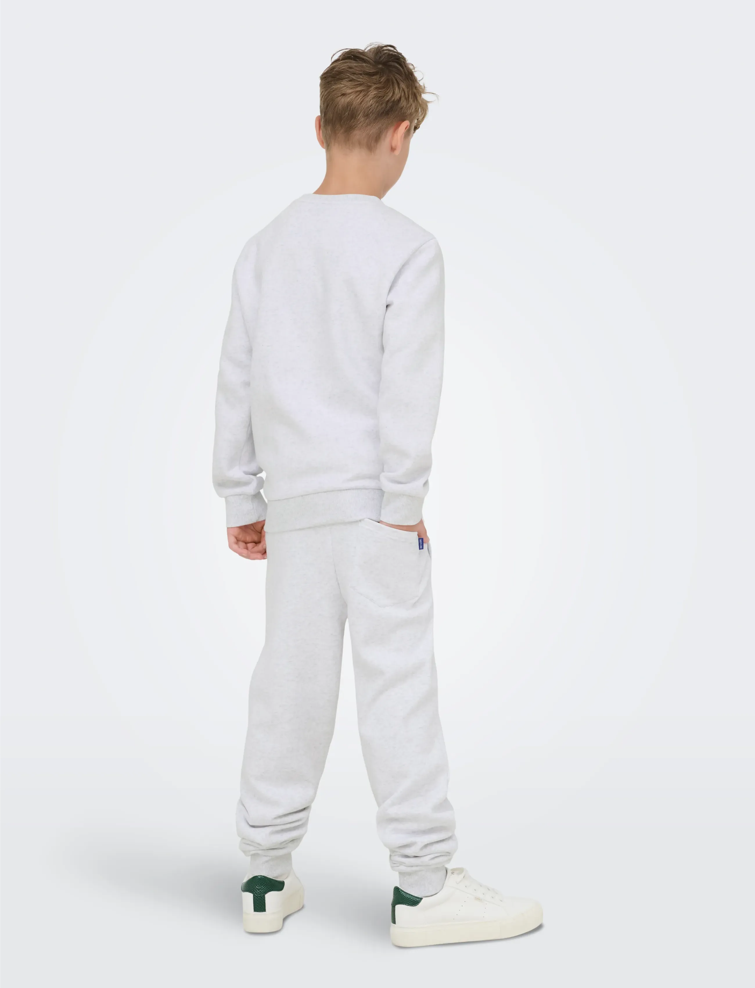 ONLY & SONS - OSJCERES SWEAT PANTS SWT NOOS - dressipüksid - super light grey melange - 3