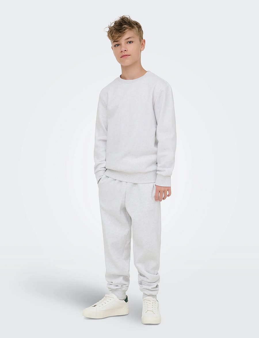 ONLY & SONS - OSJCERES SWEAT PANTS SWT NOOS - dressipüksid - super light grey melange - 4