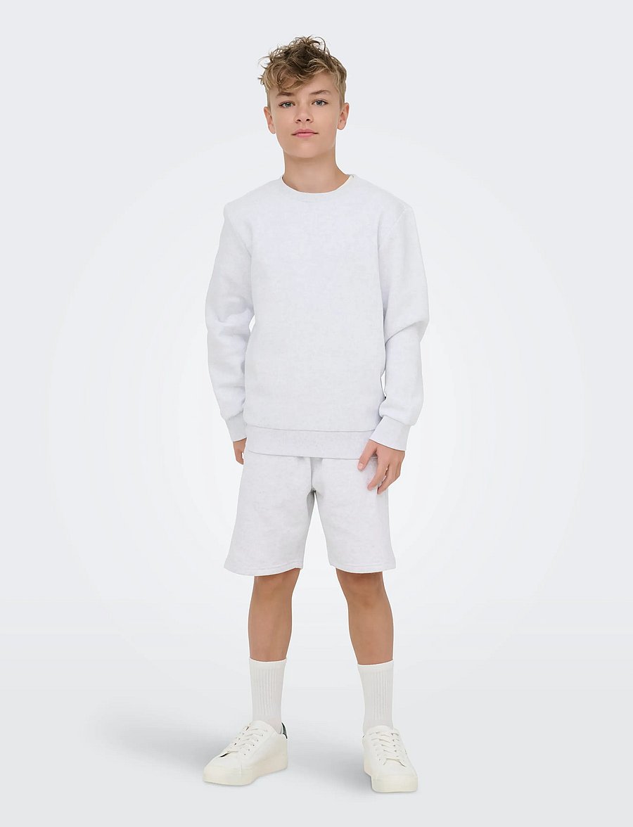 ONLY & SONS - OSJCERES SHORTS SWT NOOS - sweatshorts - super light grey melange - 4