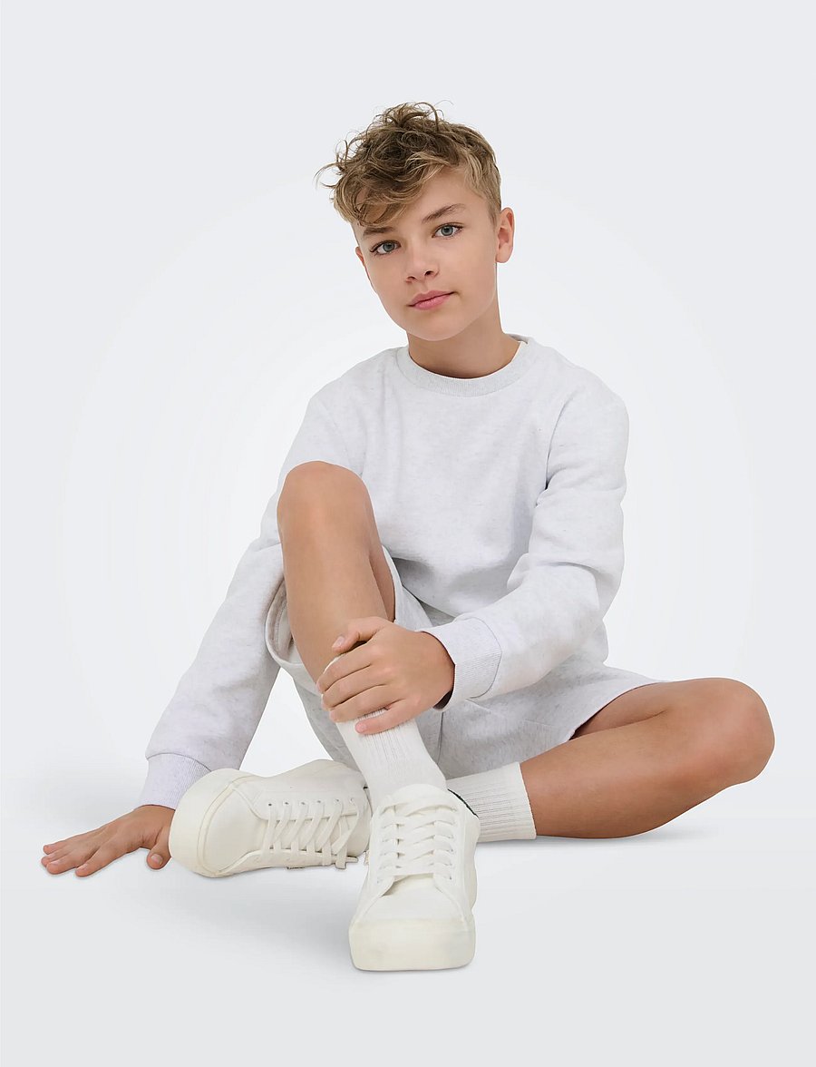 ONLY & SONS - OSJCERES SHORTS SWT NOOS - sweatshorts - super light grey melange - 5