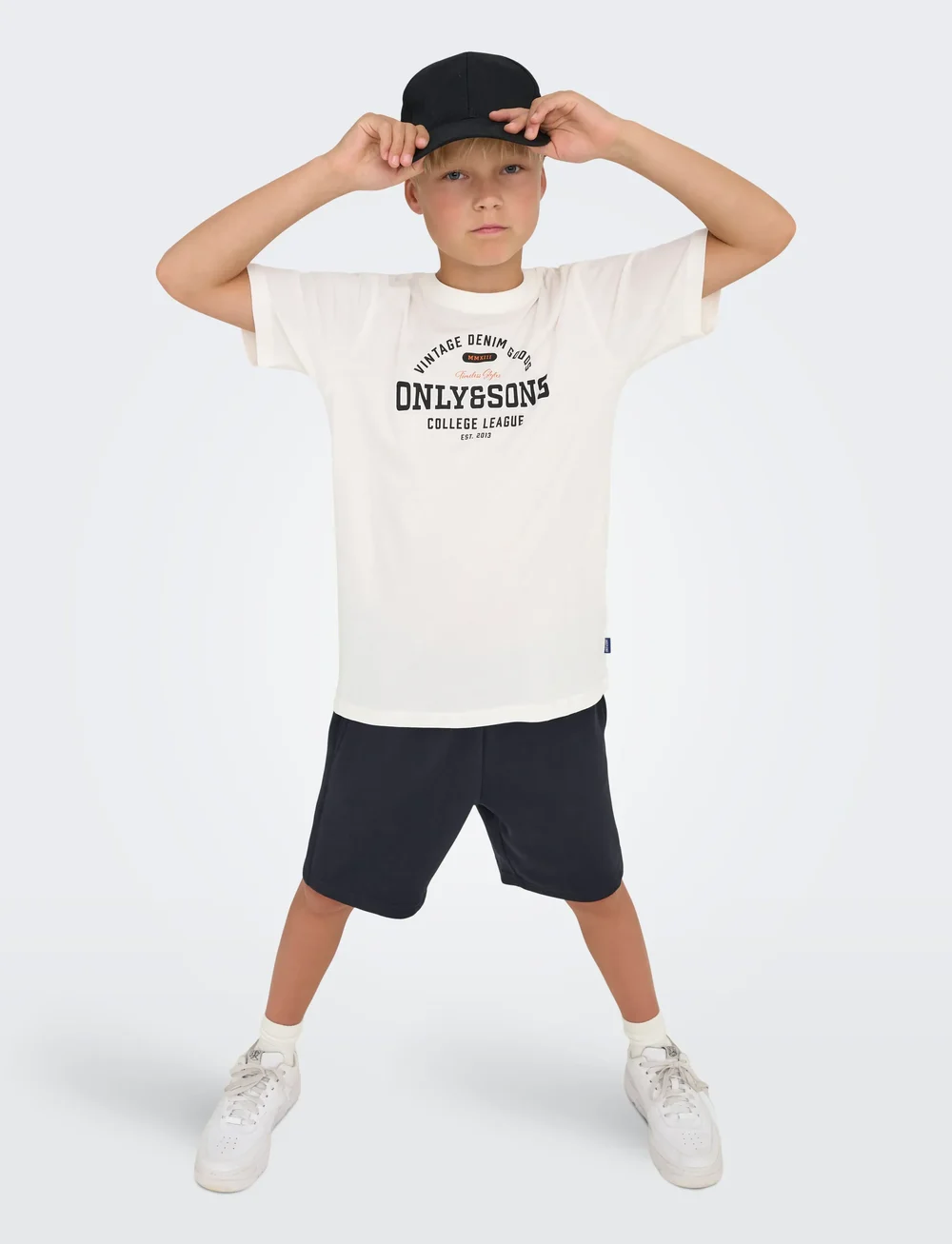 ONLY & SONS - OSJCERES SHORTS SWT NOOS - collegeshortsit - black - 5