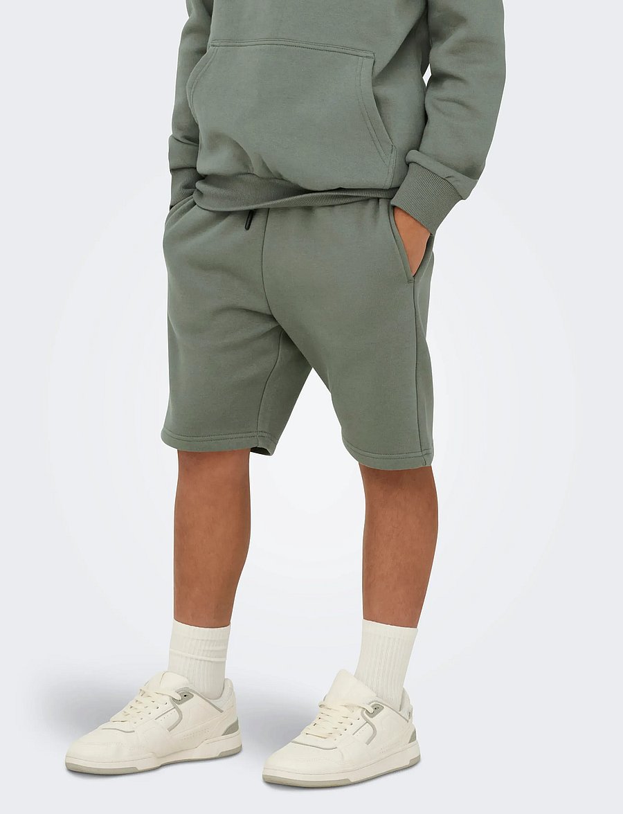 ONLY & SONS - OSJCERES SHORTS SWT NOOS - sweatshorts - castor gray - 0