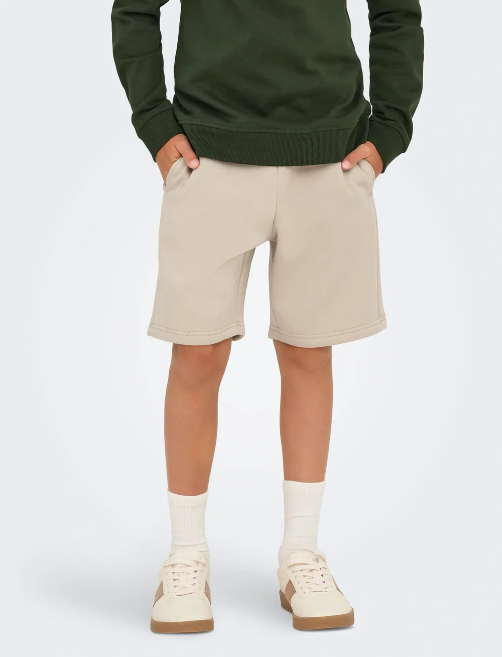 ONLY & SONS - OSJCERES SHORTS SWT NOOS - lühikesed dressipüksid - silver lining - 0