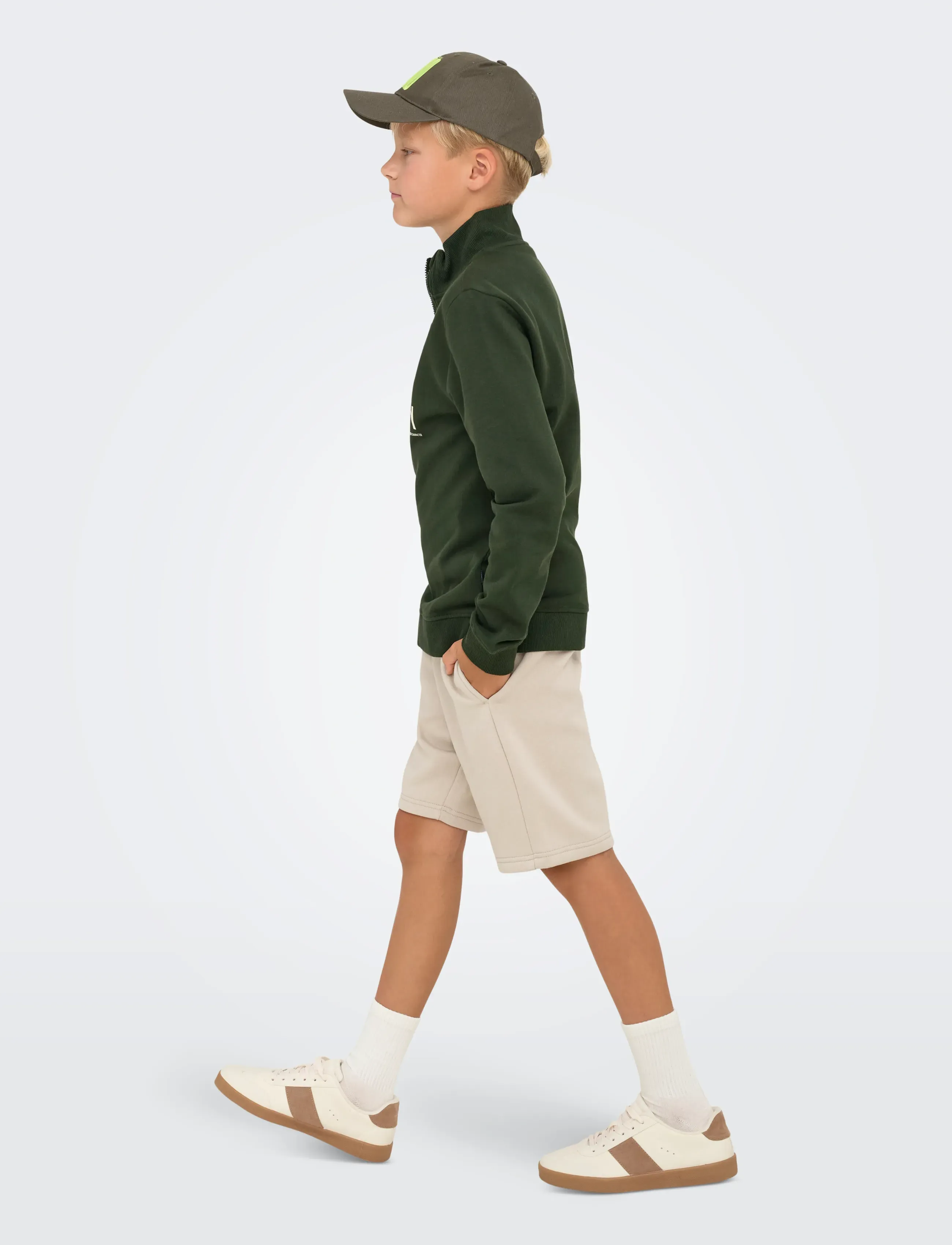 ONLY & SONS - OSJCERES SHORTS SWT NOOS - treninginiai šortai - silver lining - 4