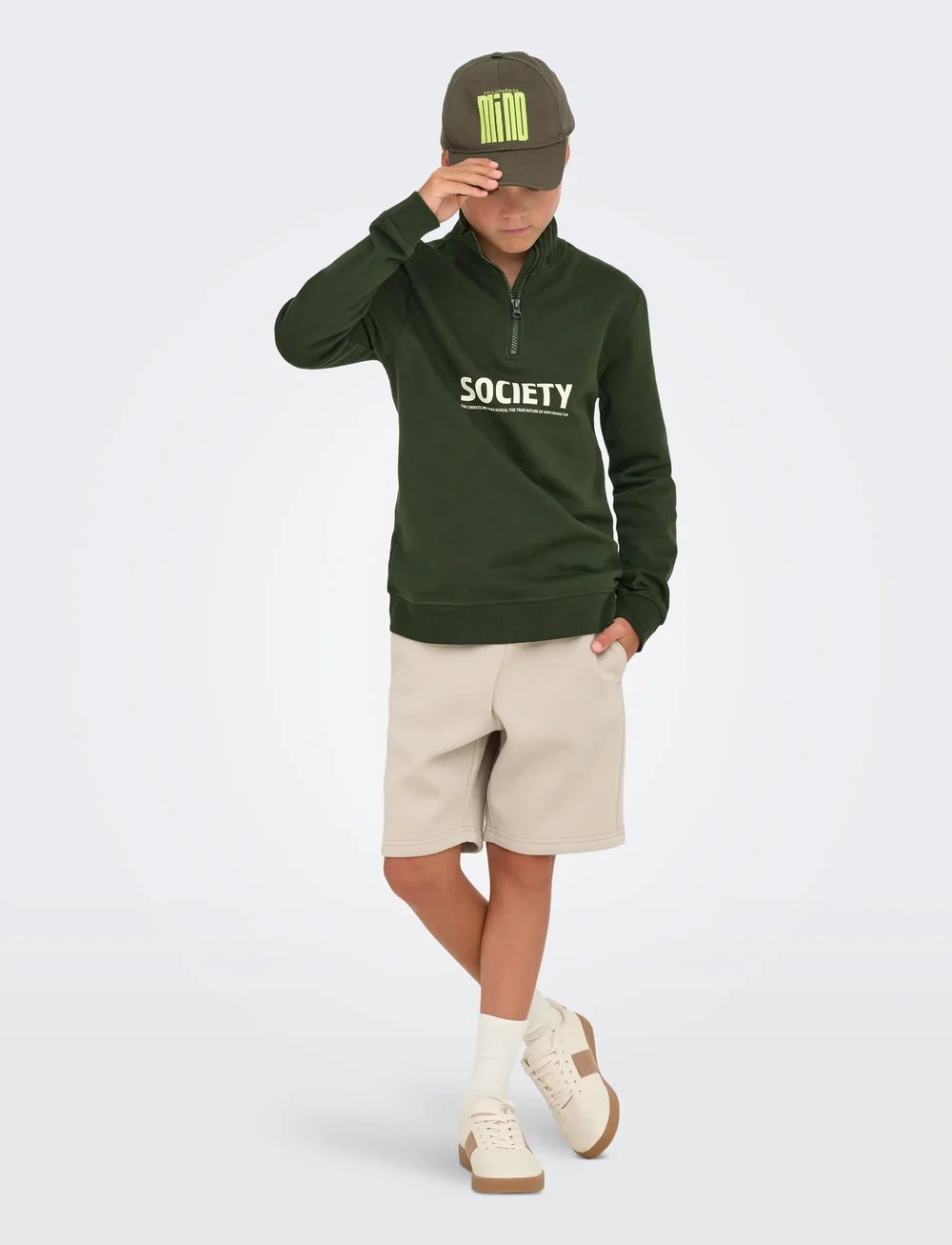 ONLY & SONS - OSJCERES SHORTS SWT NOOS - lühikesed dressipüksid - silver lining - 5