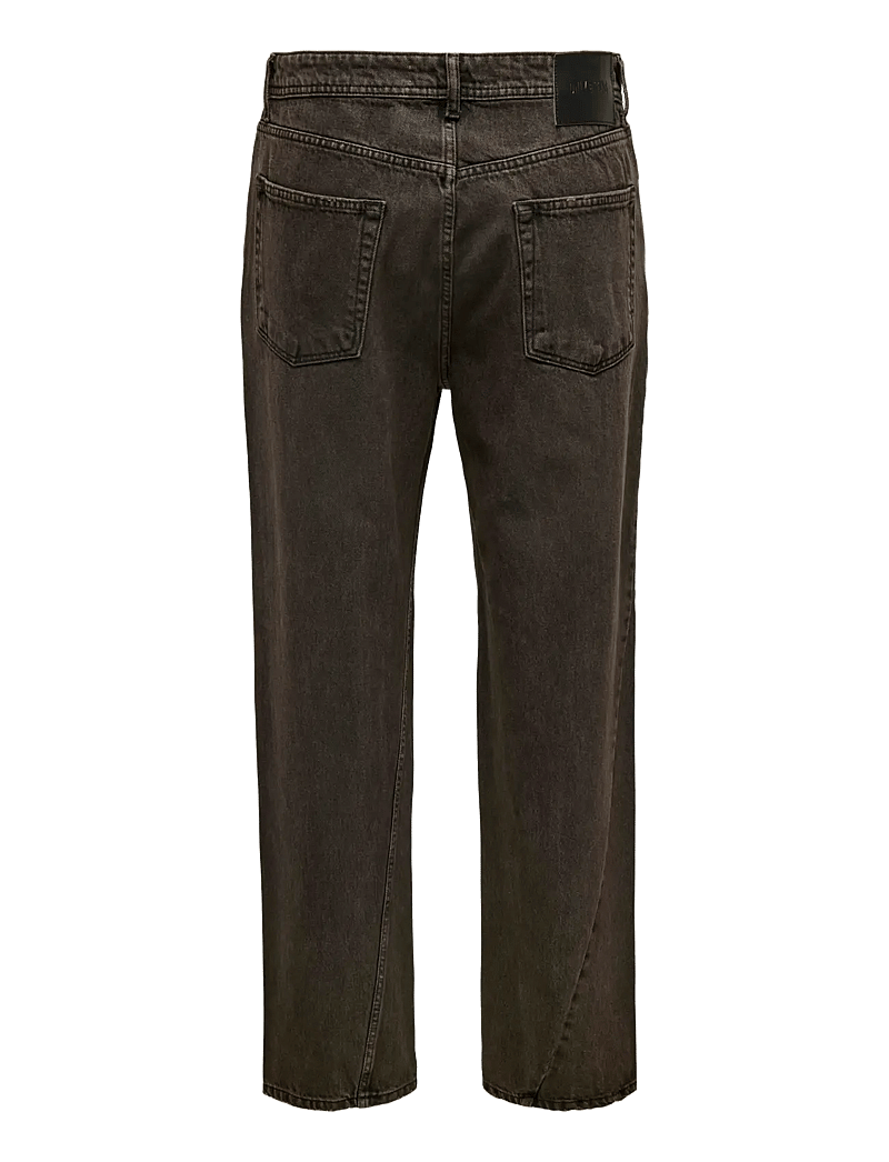 ONLY & SONS - ONSFADE LOOSE TWIST BROWN 3325 TAI DNM - loose jeans - brown stone - 2