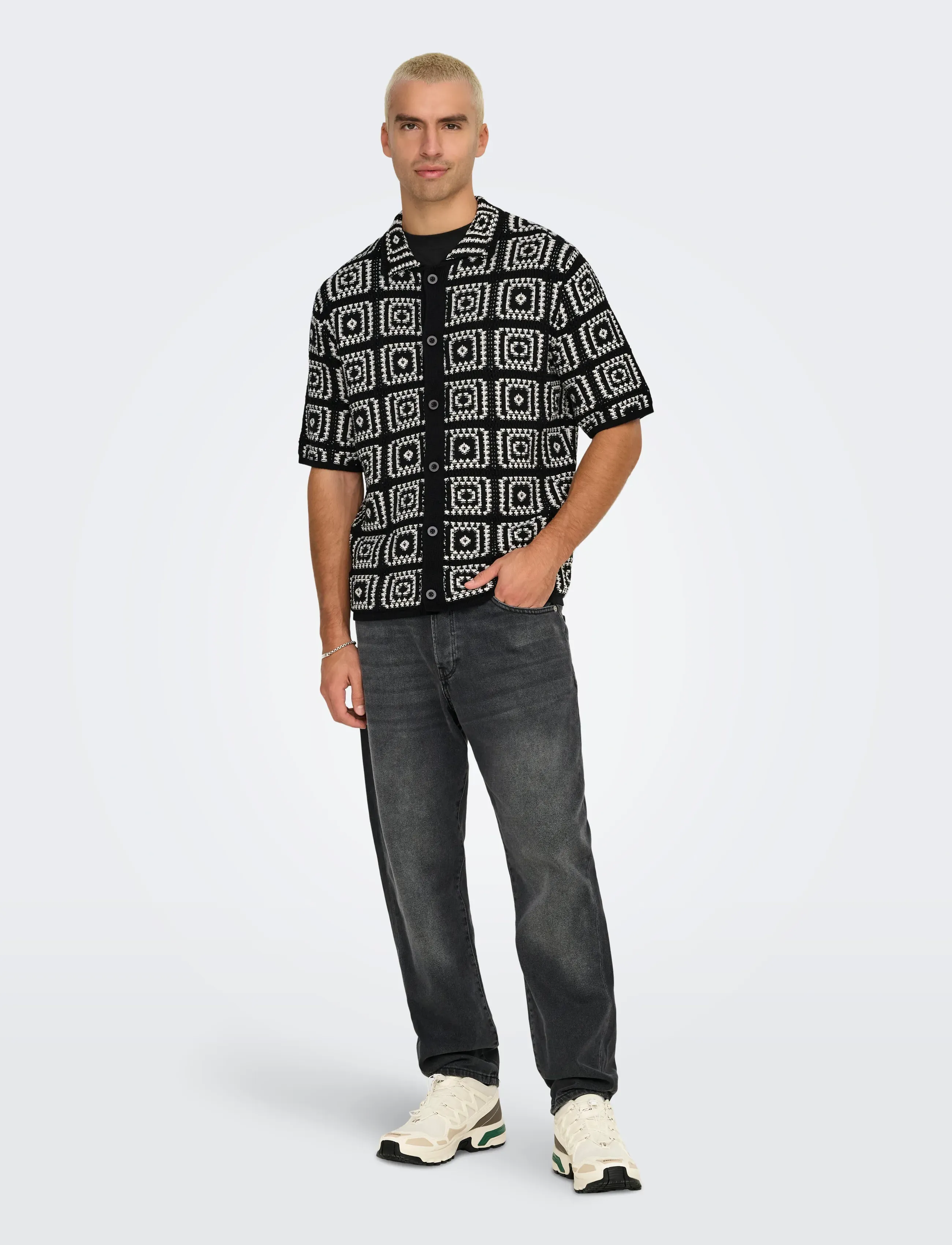 Onsbart Rlx 5 Ss Shirt Knit Noos 5