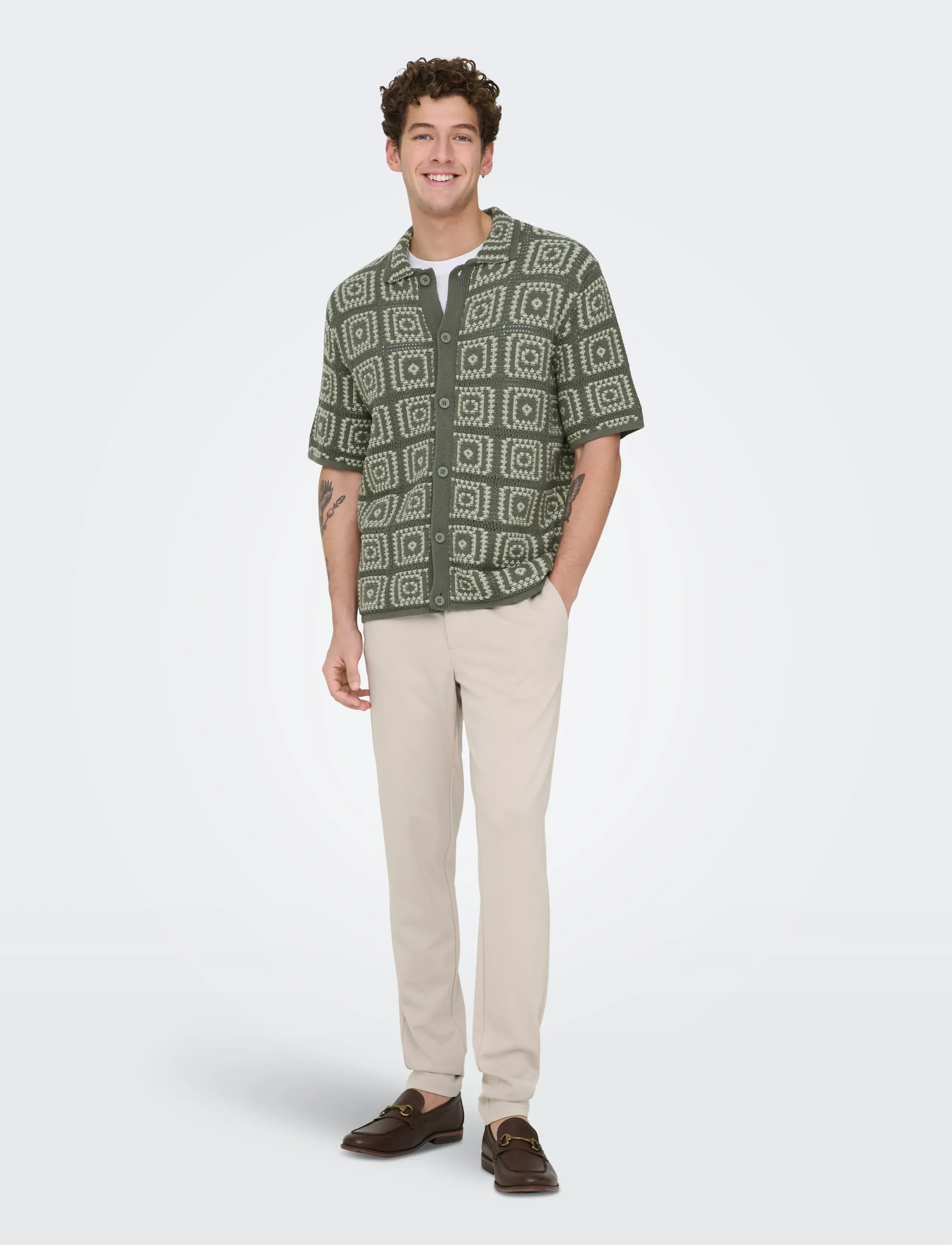 Onsbart Rlx 5 Ss Shirt Knit Noos 4