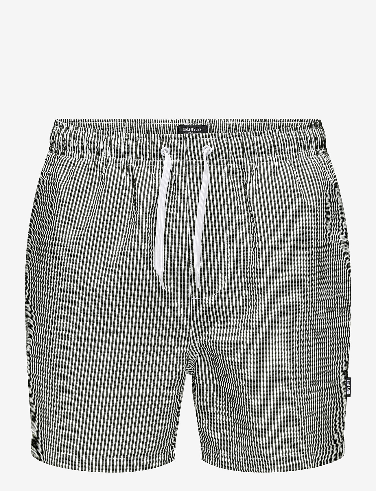 ONLY & SONS - OSJTED STRIPE SEERSUCKER SWIM ACC - kambaba - 0