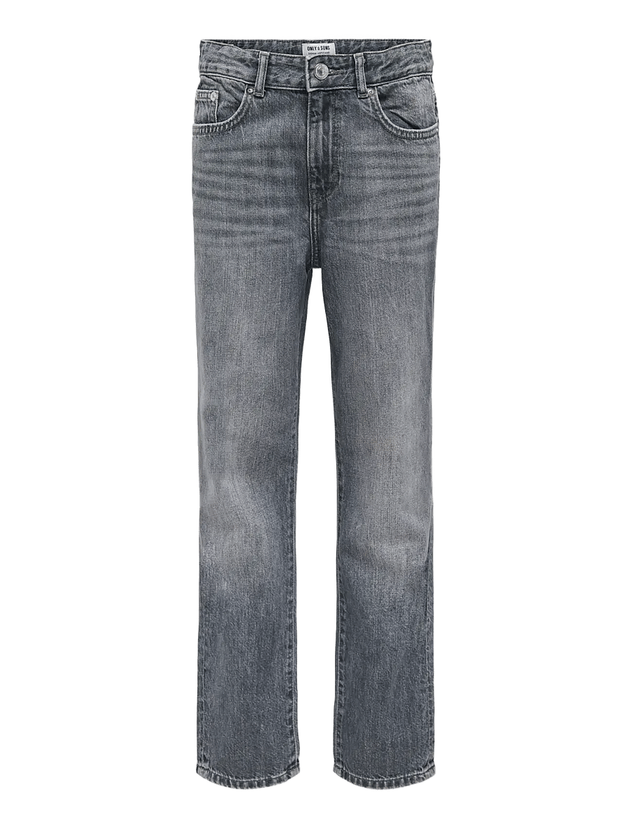 ONLY & SONS - OSJEDGE STRAIGHT MG 3365 TAI DNM NOOS - loose jeans - medium grey denim - 1