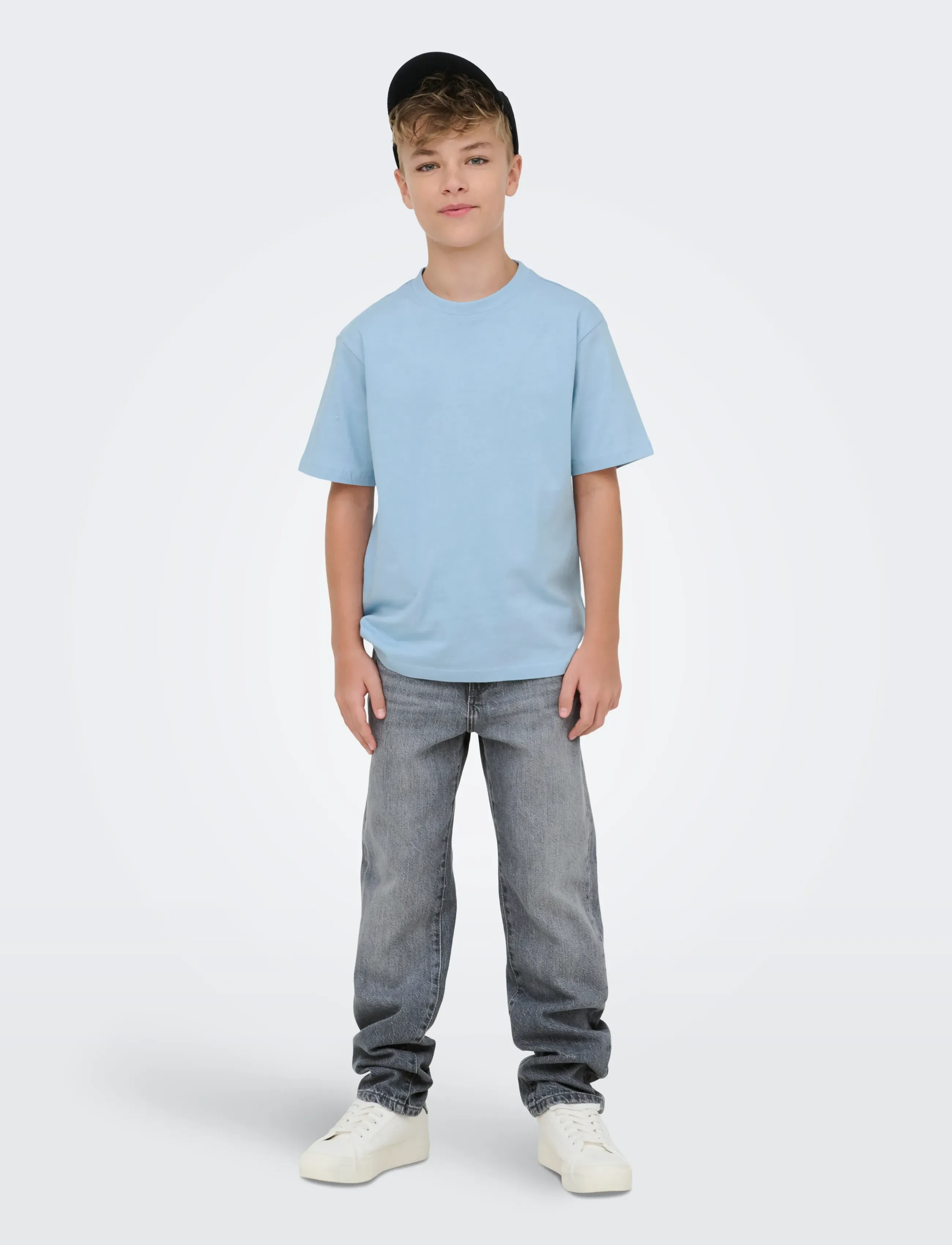 ONLY & SONS - OSJEDGE STRAIGHT MG 3365 TAI DNM NOOS - loose jeans - medium grey denim - 4
