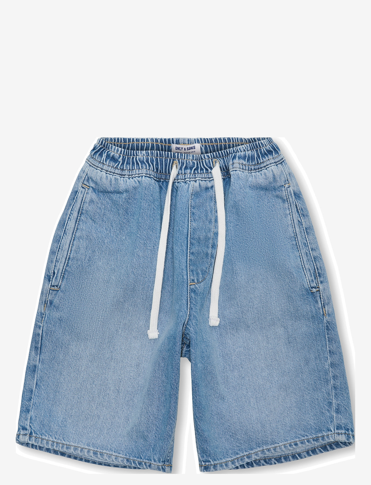 ONLY & SONS - OSJEDGE STRSTRING LB 3378 PIM DNM SHORTS - jeansshorts - light blue denim - 0