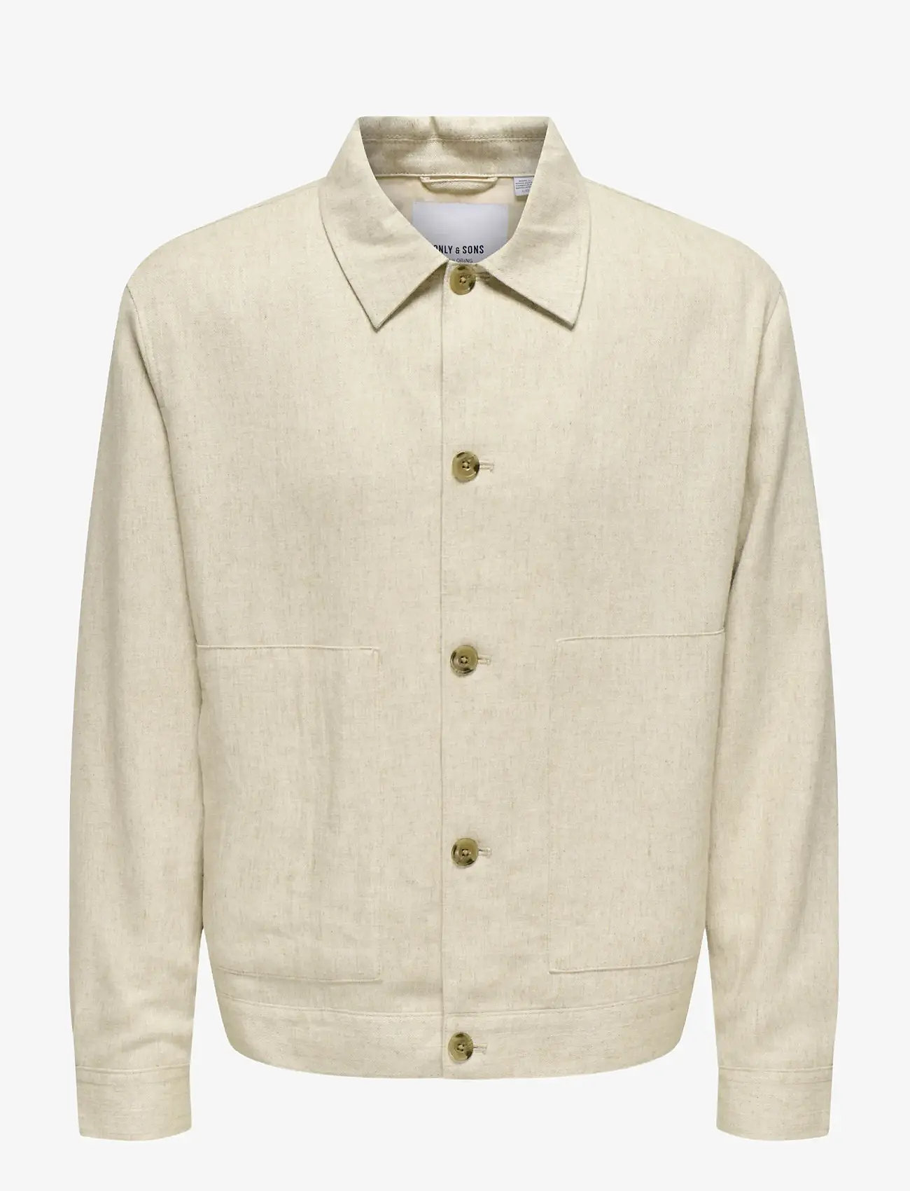 ONLY & SONS - -ONSELIOT STRUCTURE 0075 JACKET CS - kerged jakid - oatmeal - 0