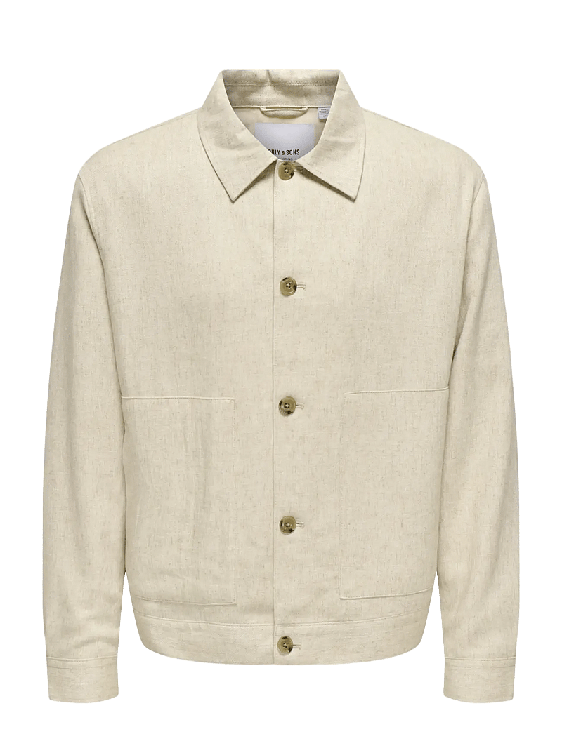 ONLY & SONS - -ONSELIOT STRUCTURE 0075 JACKET CS - frühlingsjacken - oatmeal - 0