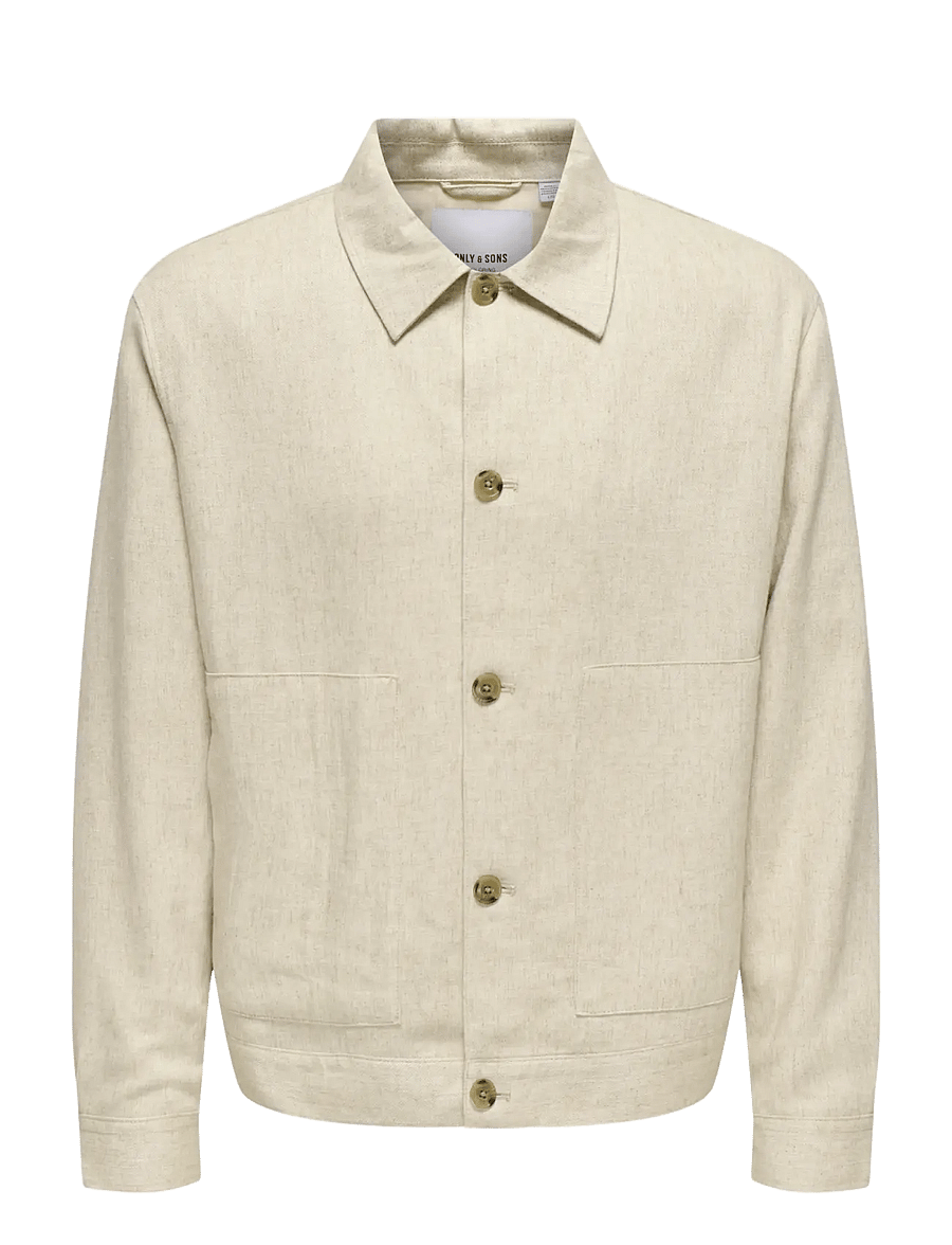 ONLY & SONS - -ONSELIOT STRUCTURE 0075 JACKET CS - frühlingsjacken - oatmeal - 0
