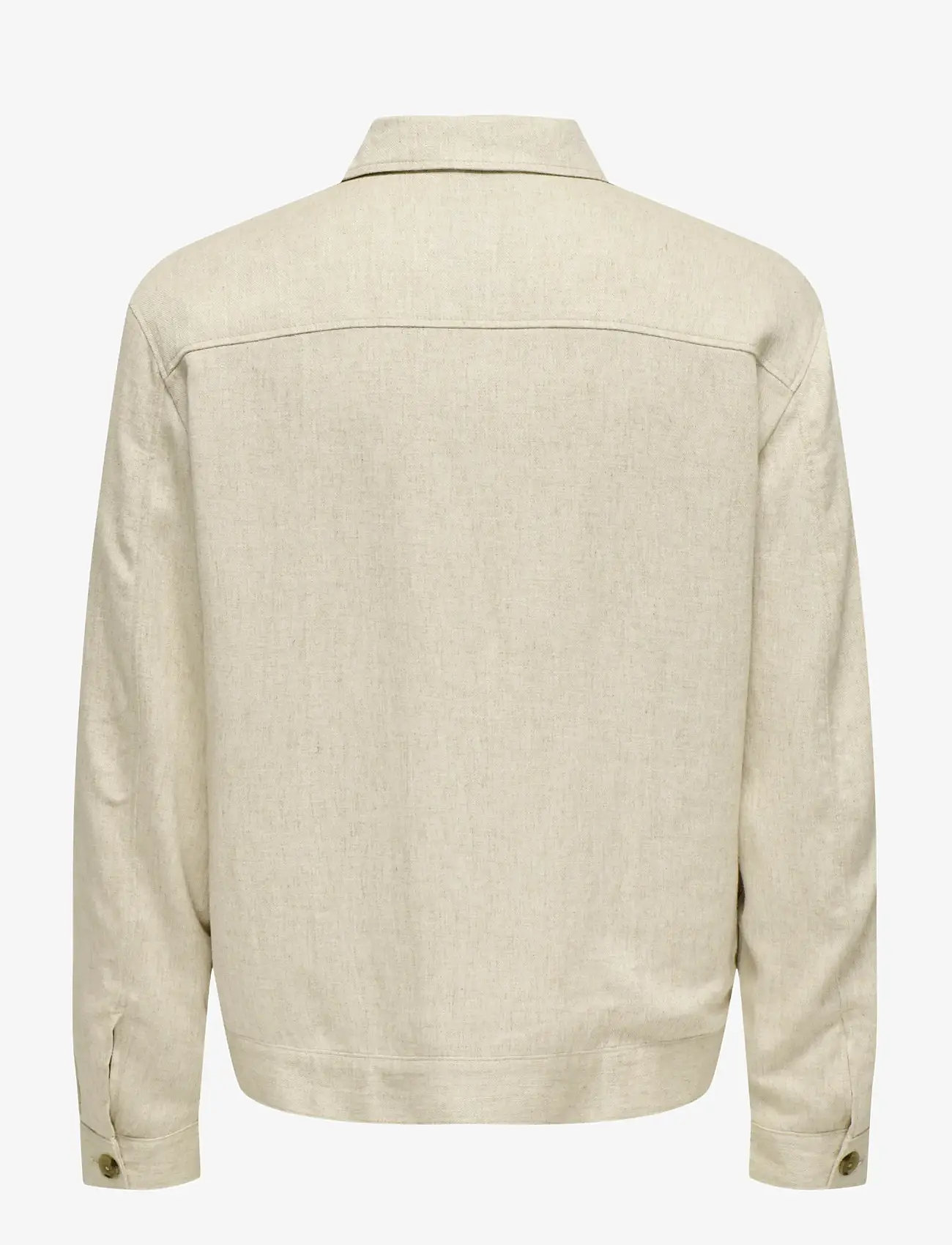 ONLY & SONS - -ONSELIOT STRUCTURE 0075 JACKET CS - kerged jakid - oatmeal - 1