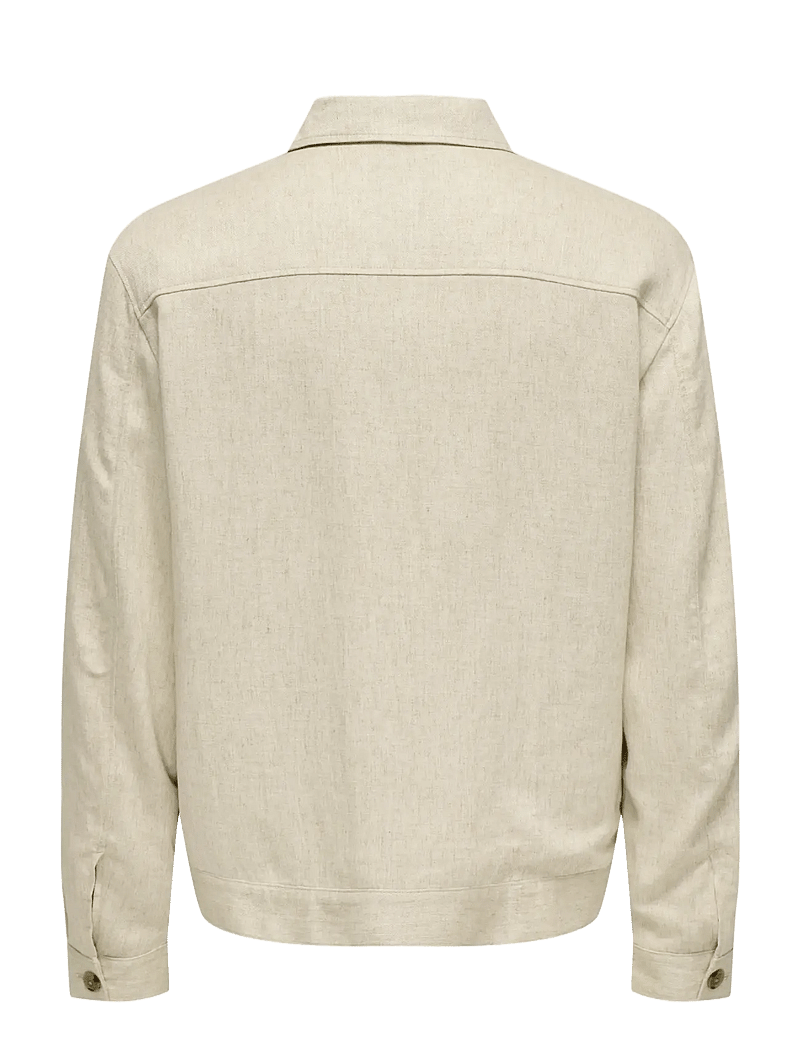 ONLY & SONS - -ONSELIOT STRUCTURE 0075 JACKET CS - frühlingsjacken - oatmeal - 1