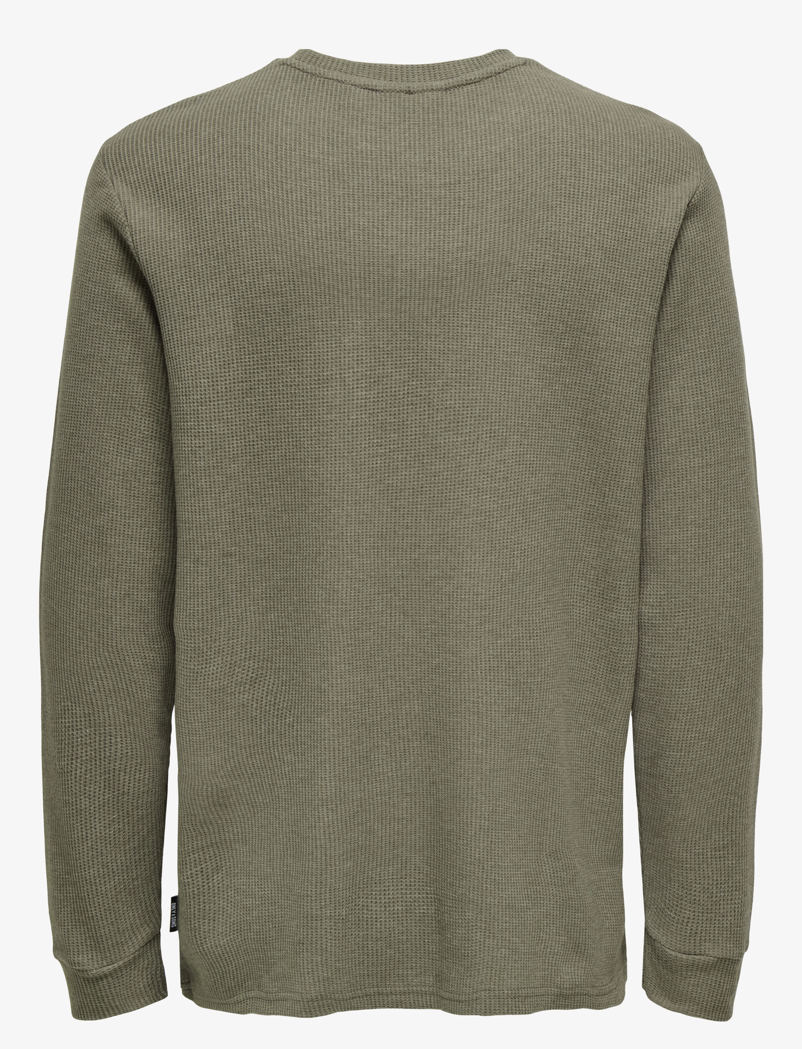 ONLY & SONS - ONSWAFFLE RLX LS TEE - bungee cord - 1