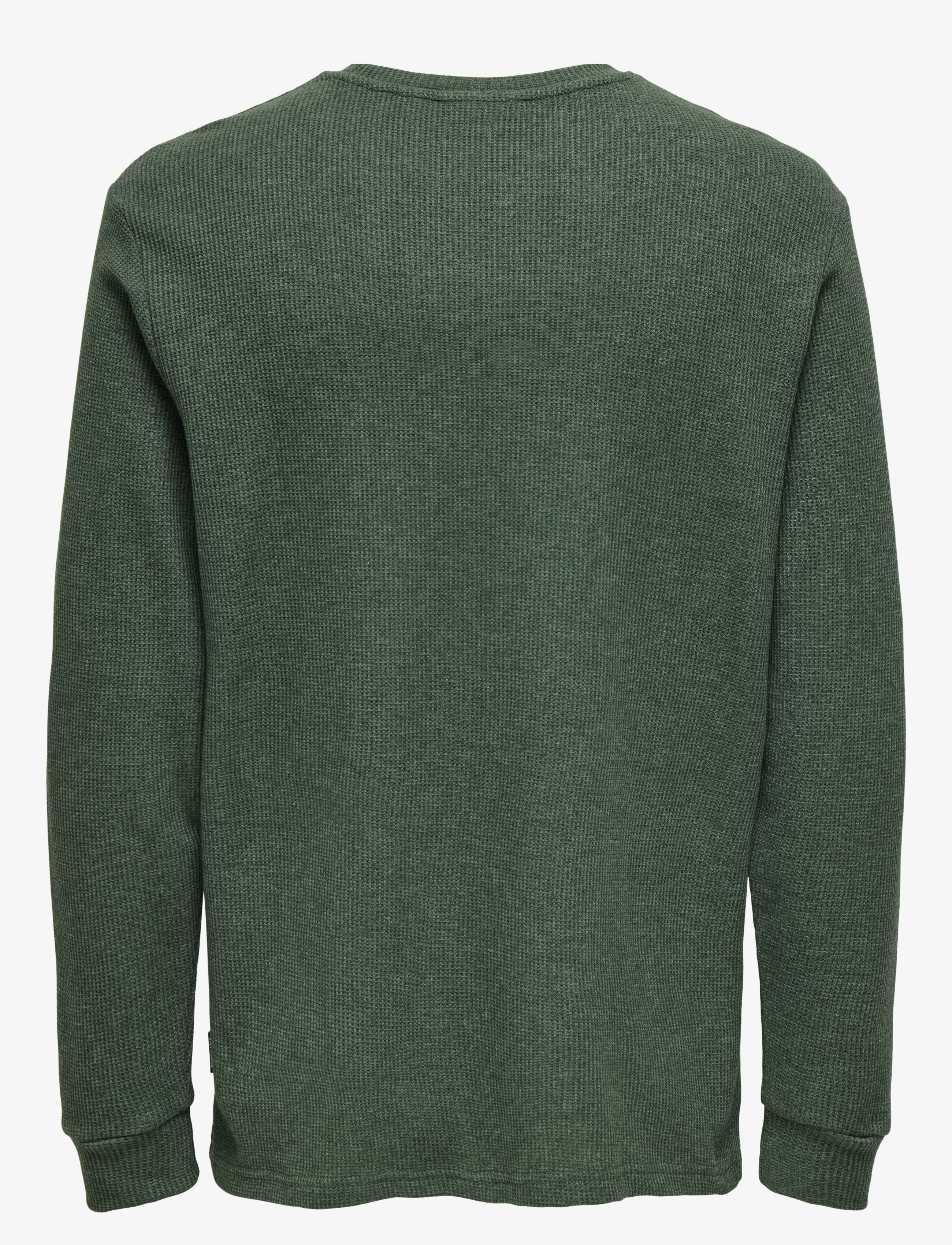 ONLY & SONS - ONSWAFFLE RLX LS TEE - sycamore - 1