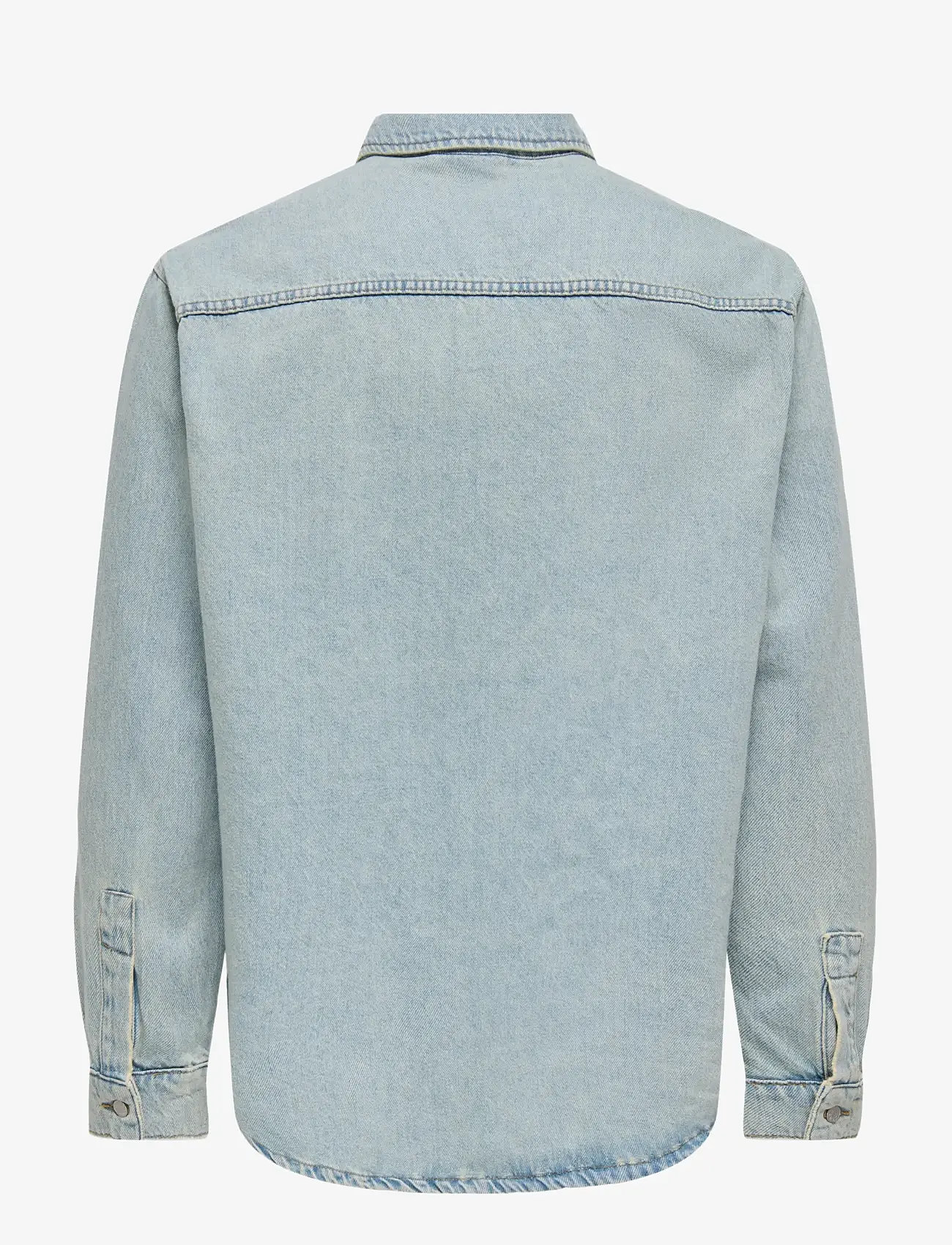 ONLY & SONS - ONSALP BOX TAI DNM JACKET - teksatagid - light blue denim - 1