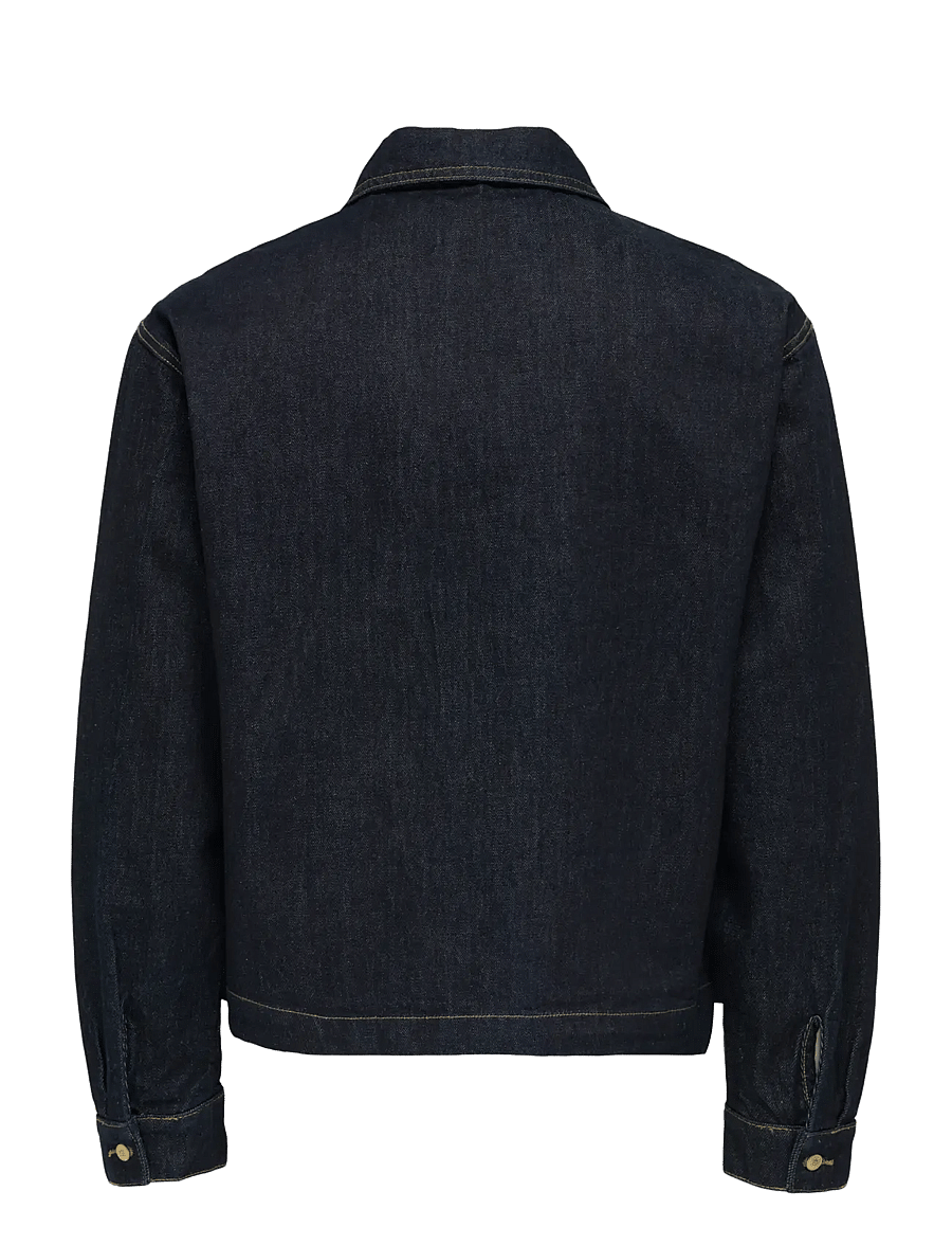 ONLY & SONS - ONSSPRICK BOX AZG DNM JACKET - voodrita teksatagid - dark denim - 2