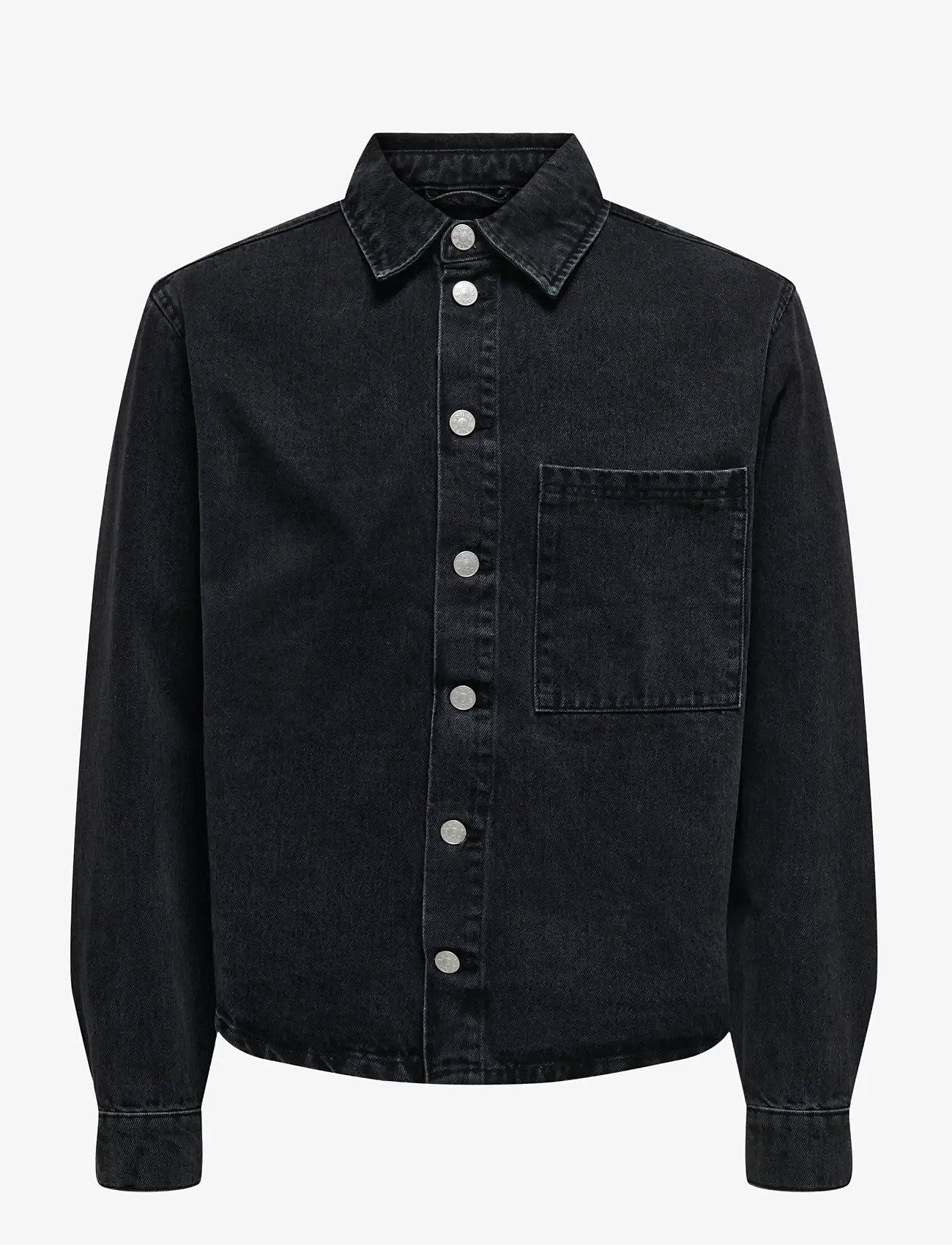 ONLY & SONS - ONSSPRICK BOX AZG DNM JACKET - jeansjacken - washed black - 0