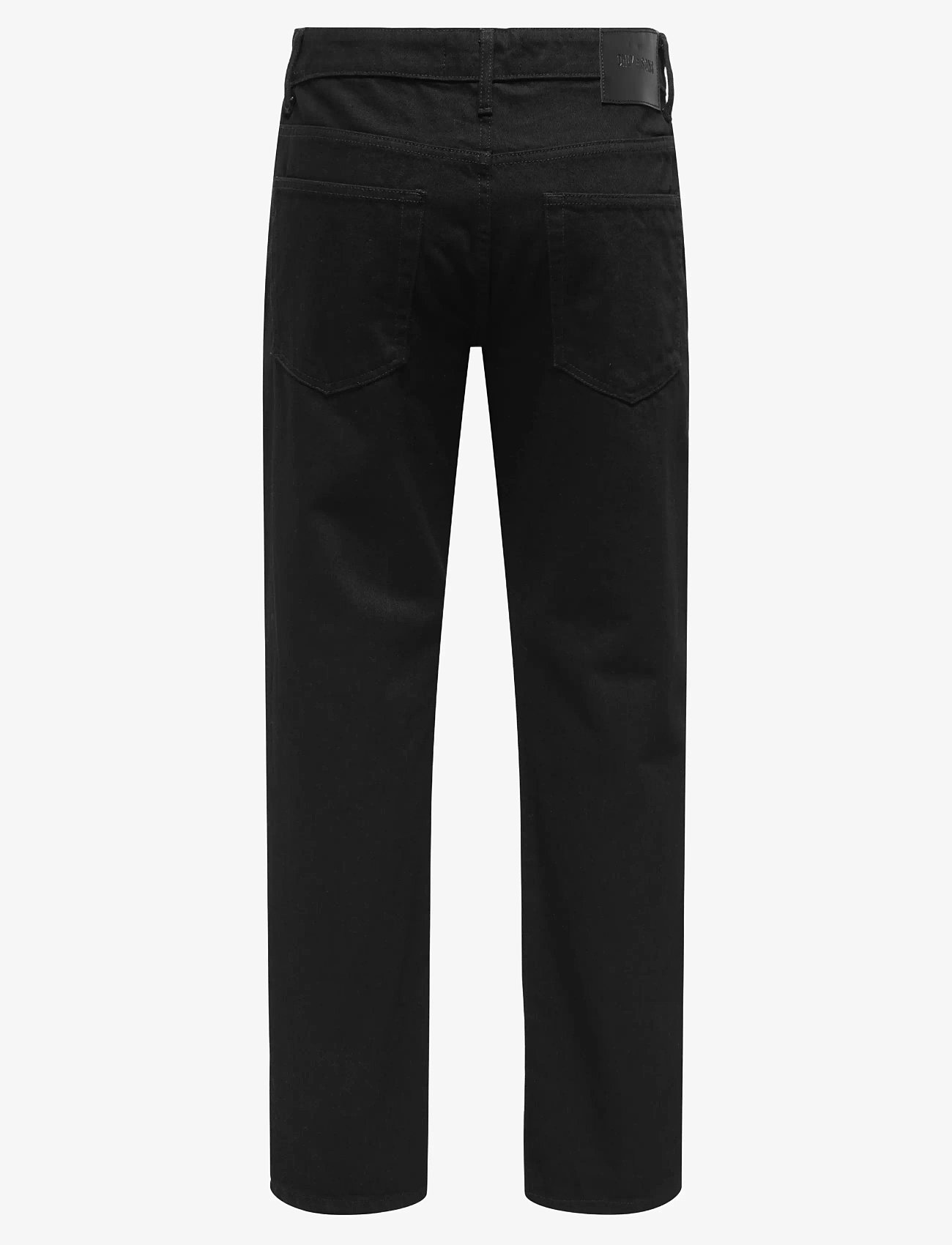 ONLY & SONS - ONSEDGE STAY BLACK 3425 AZG DNM NOOS - regular jeans - black denim - 2