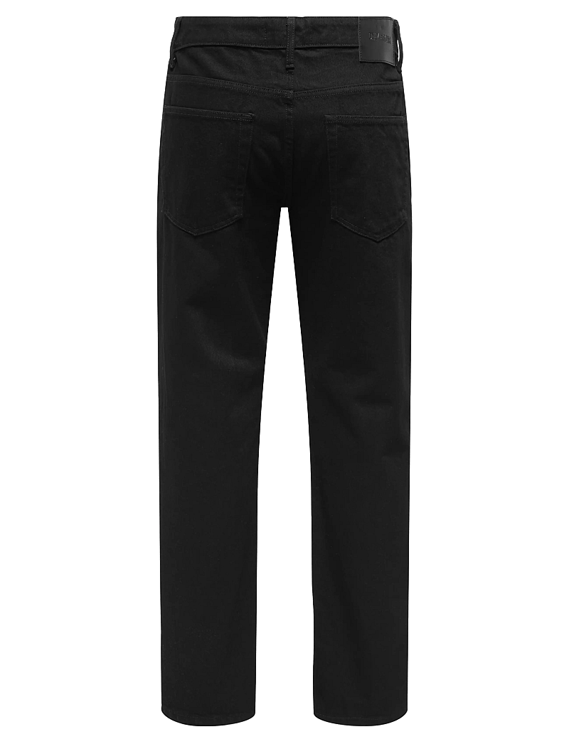 ONLY & SONS - ONSEDGE STAY BLACK 3425 AZG DNM NOOS - regular jeans - black denim - 2